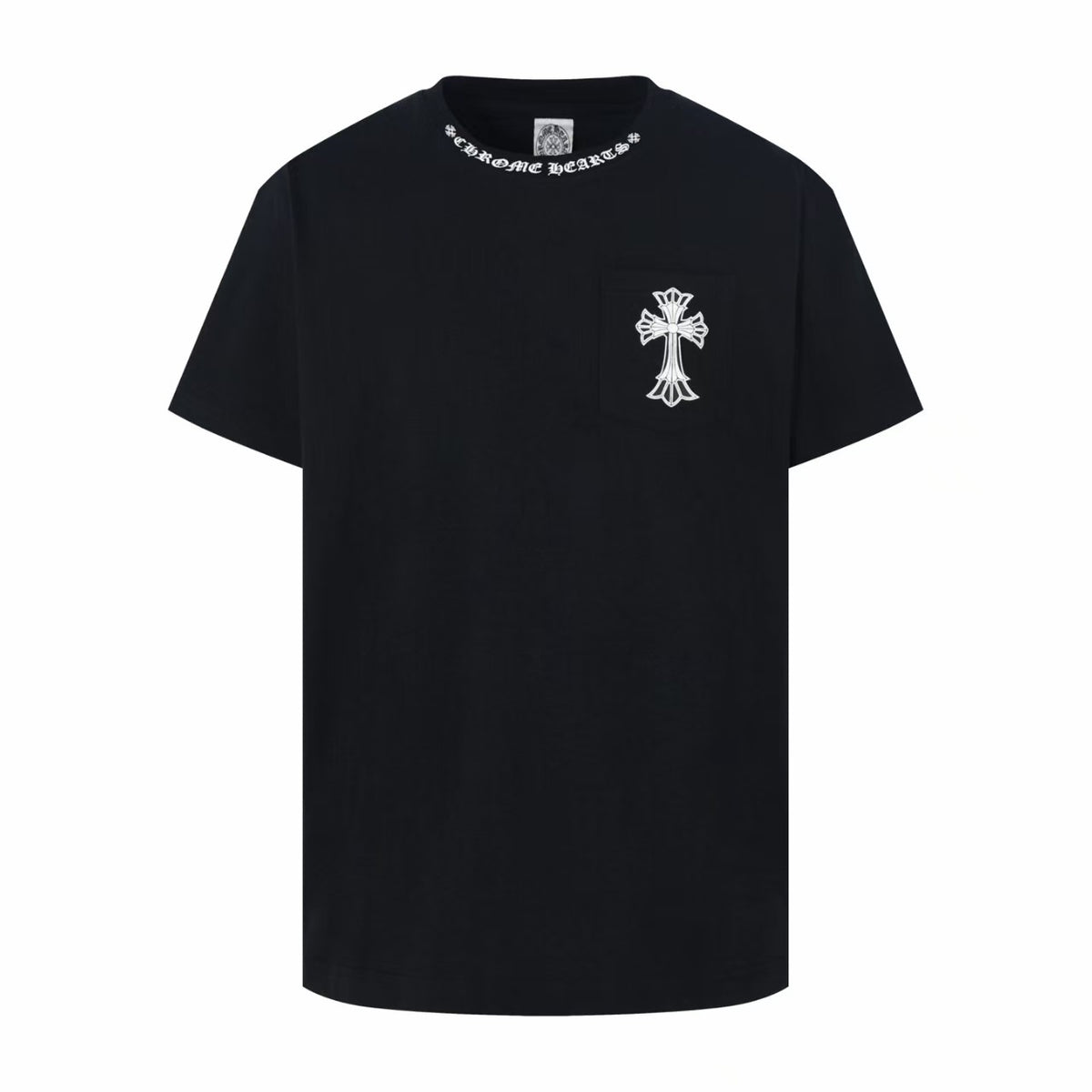 26 New Double-Layer T-Shirt with Water Drop Cross Design
