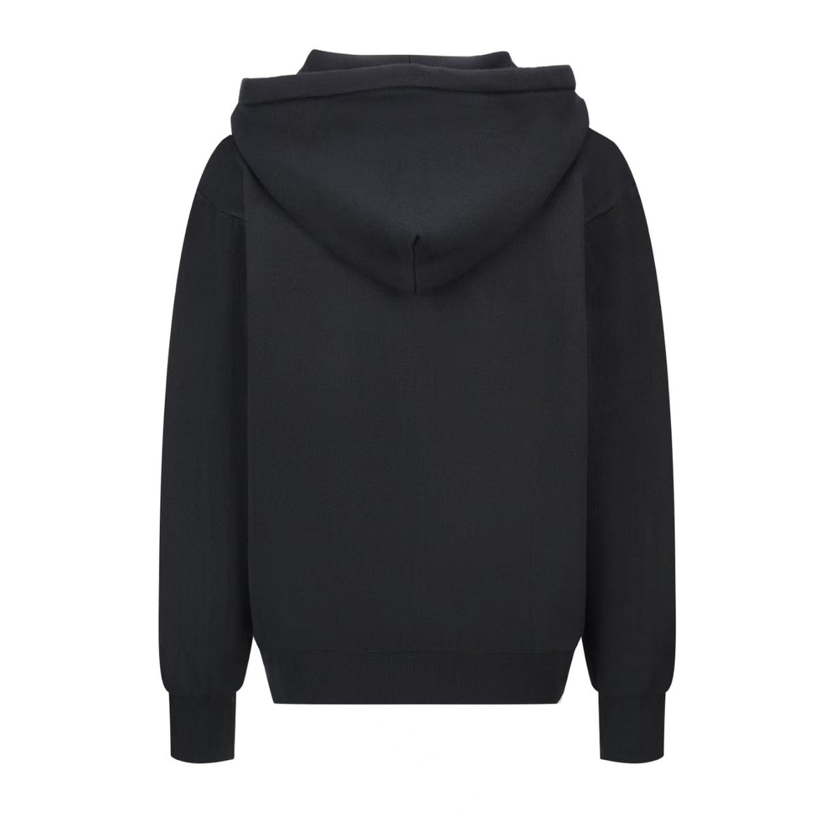 26 New Leather Label Pocket Knit Zipper Hoodie