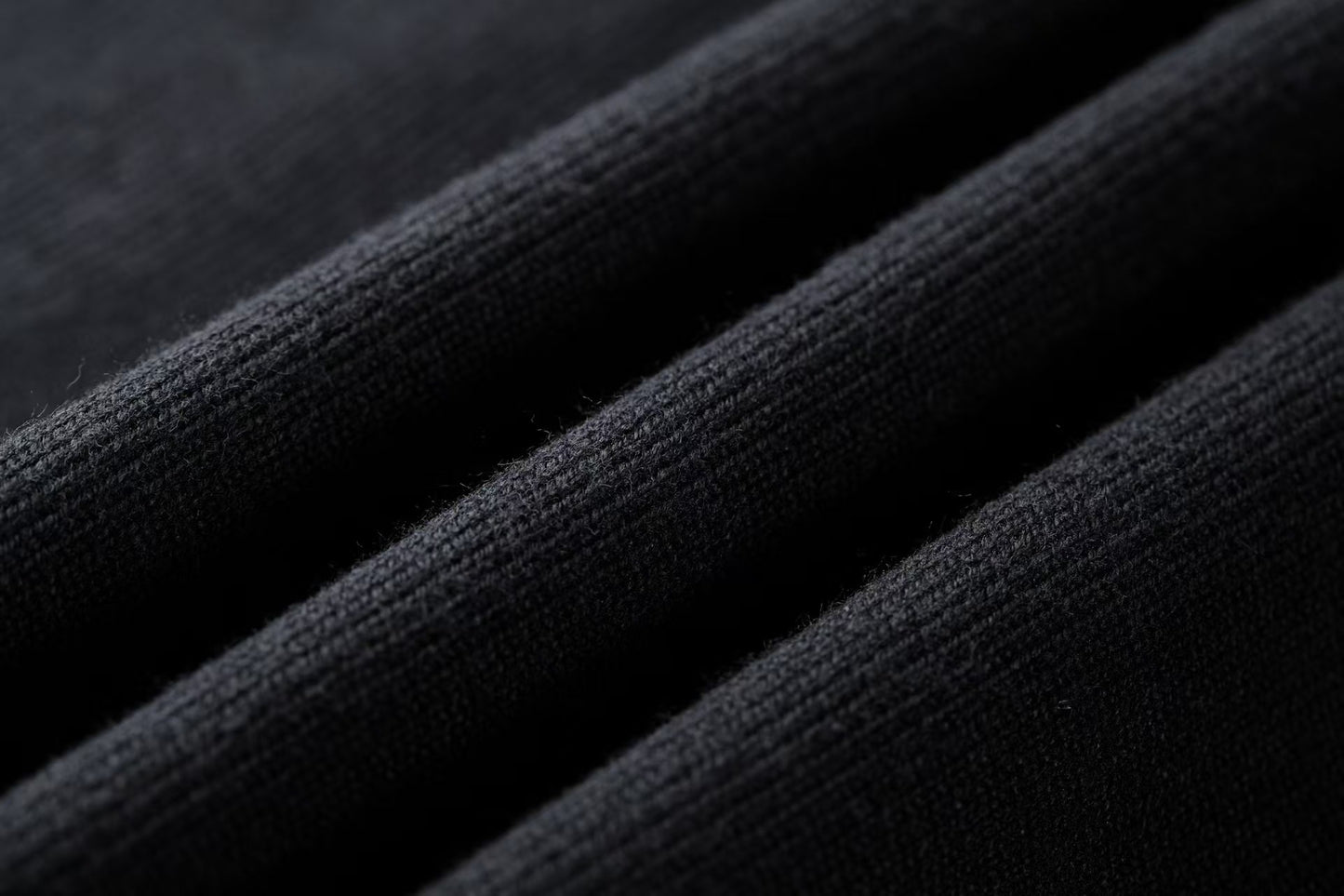 26 New Leather Label Pocket Knit Zipper Hoodie