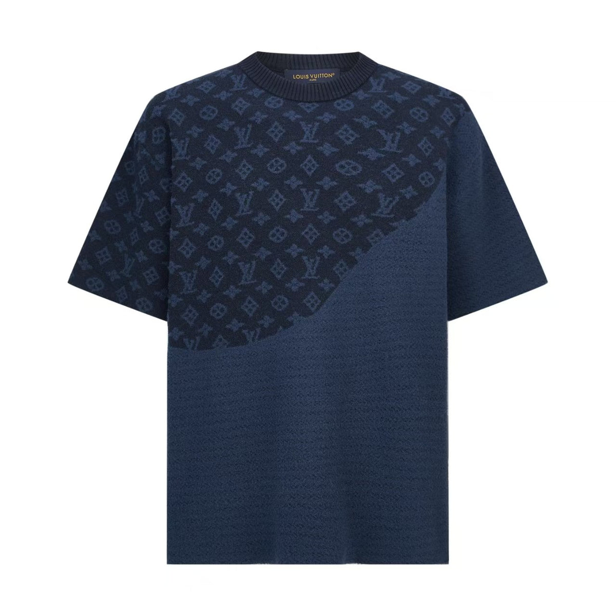 26 New Knitted Jacquard Logo Short-Sleeve T-Shirt
