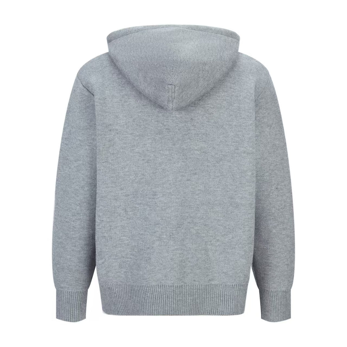 26 New Jacquard Logo Knit Hoodie