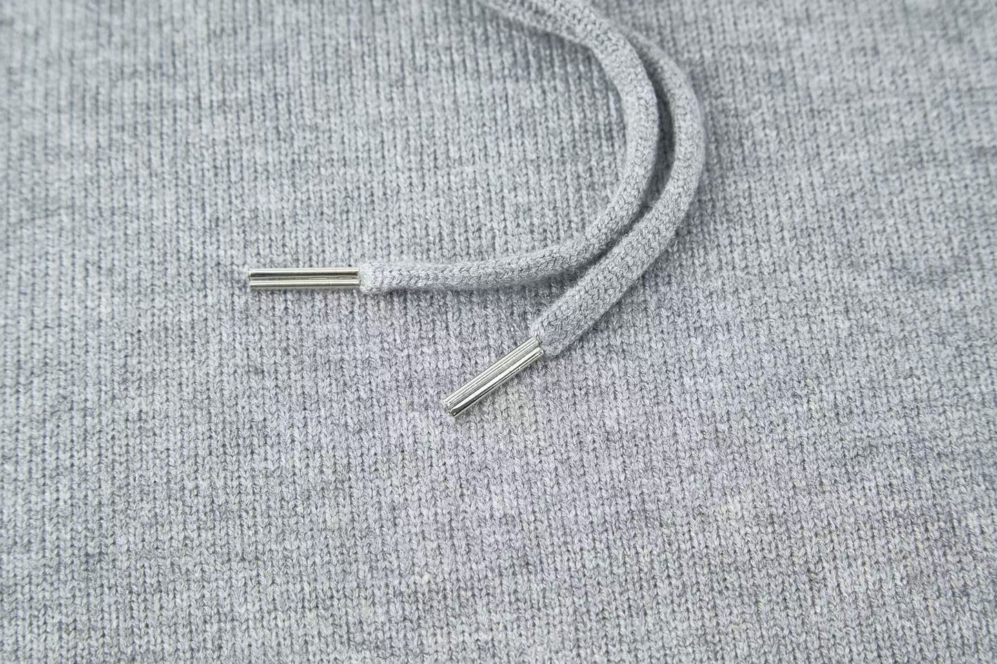 26 New Jacquard Logo Knit Hoodie