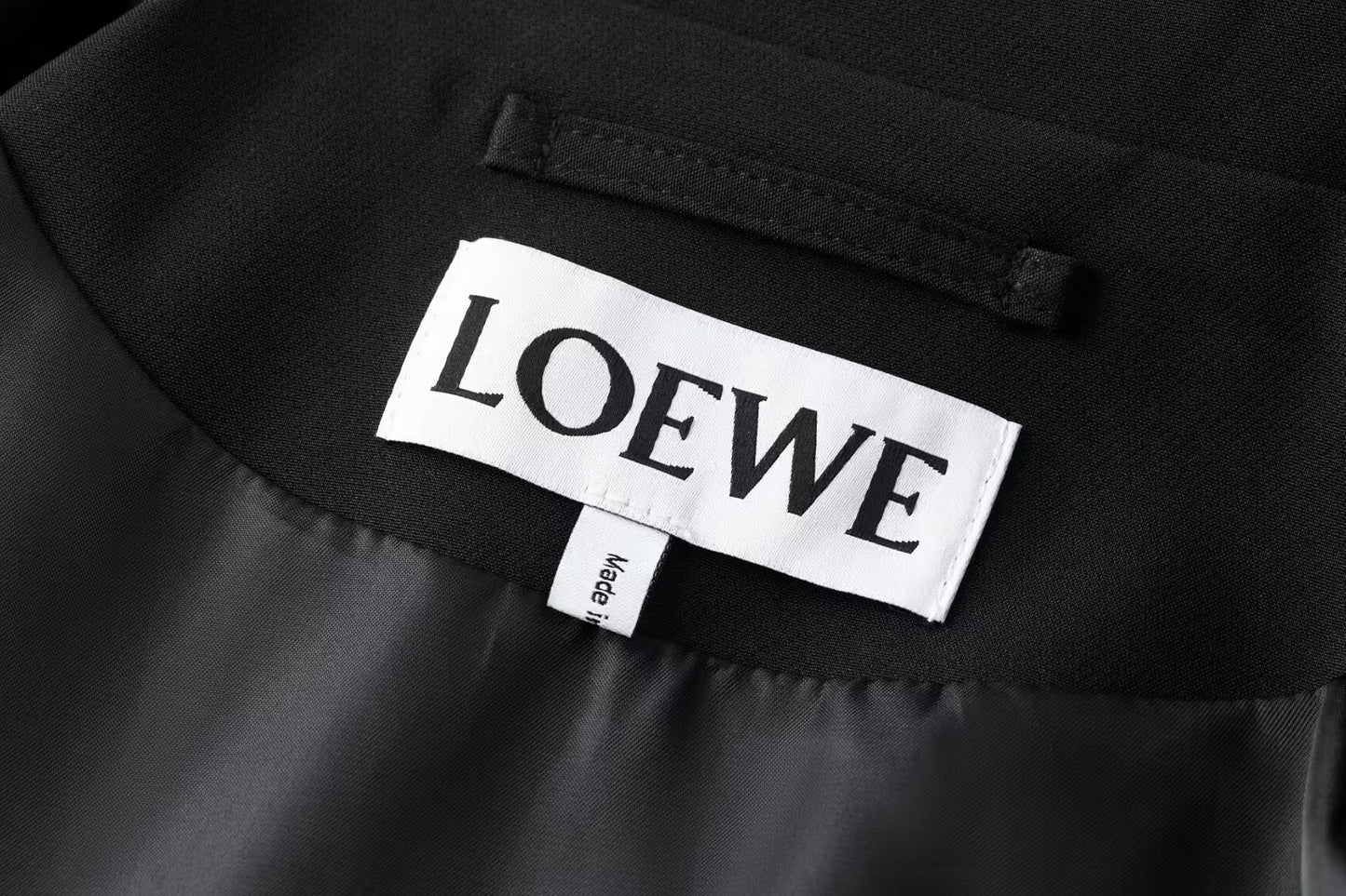 26 New Leather Label Elastic Waist Work Jacket