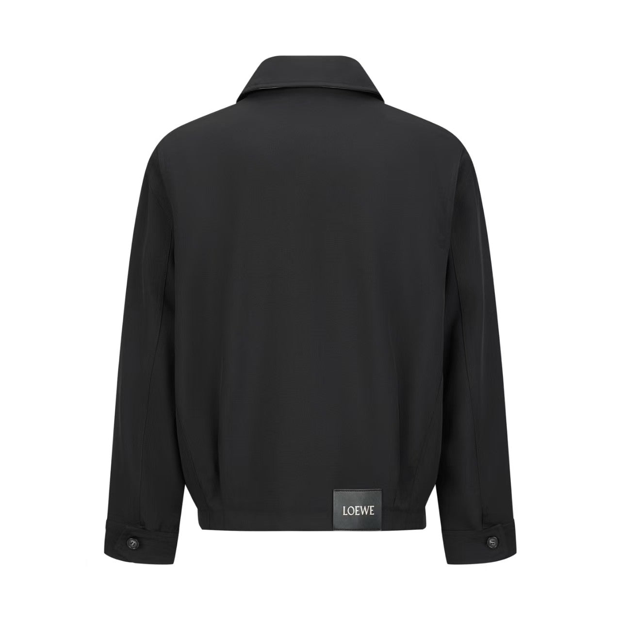 26 New Leather Label Elastic Waist Work Jacket