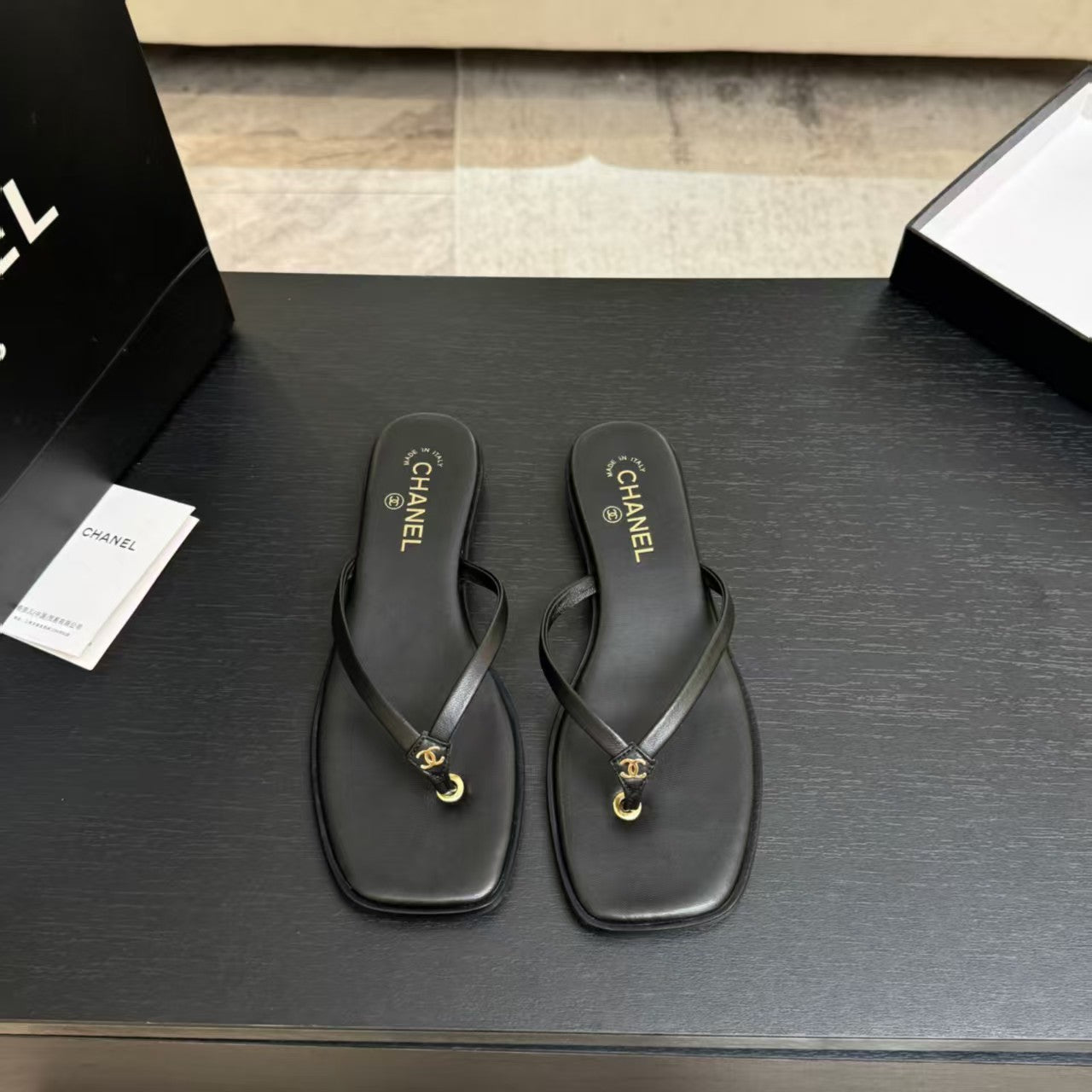 26 New Square Toe Flip-Flops