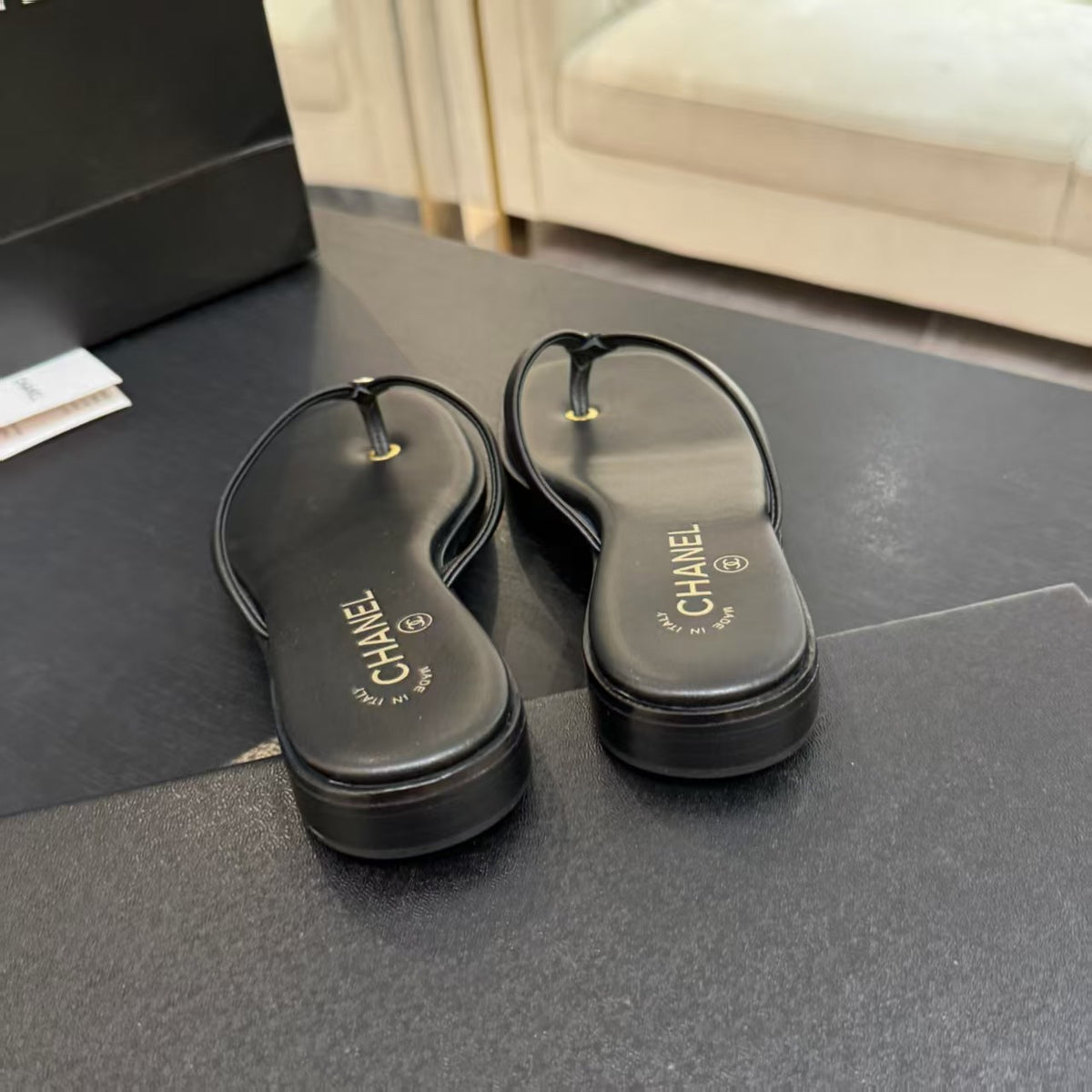 26 New Square Toe Flip-Flops