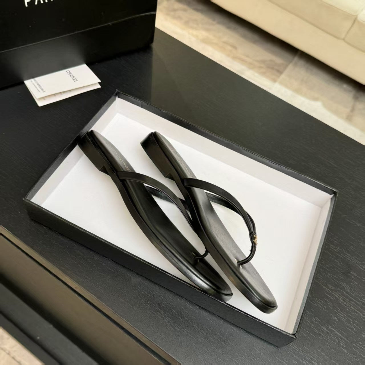 26 New Square Toe Flip-Flops