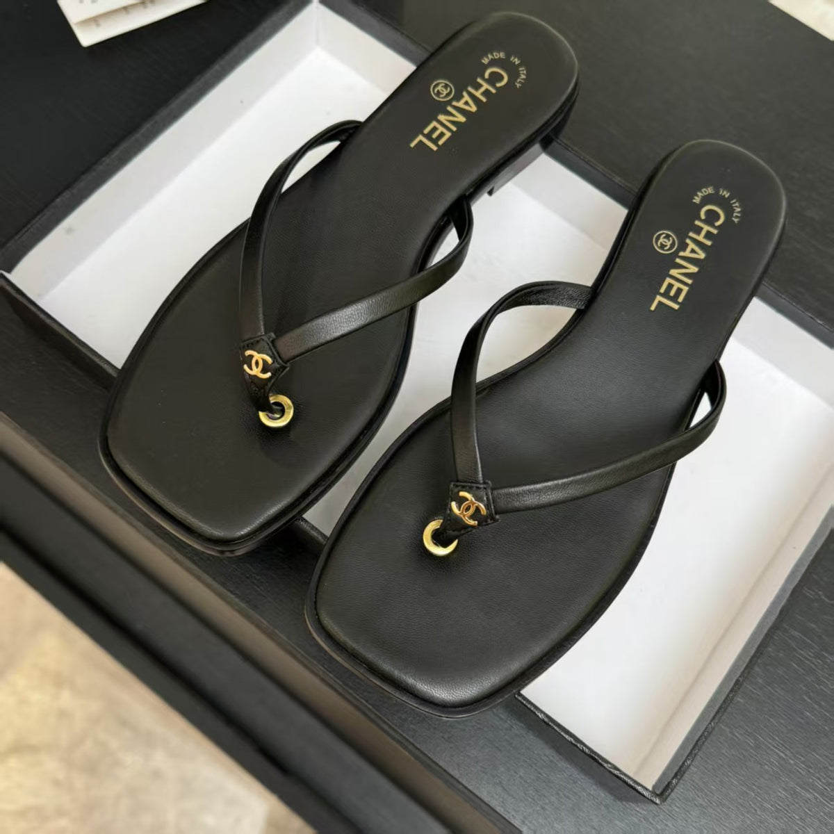 26 New Square Toe Flip-Flops