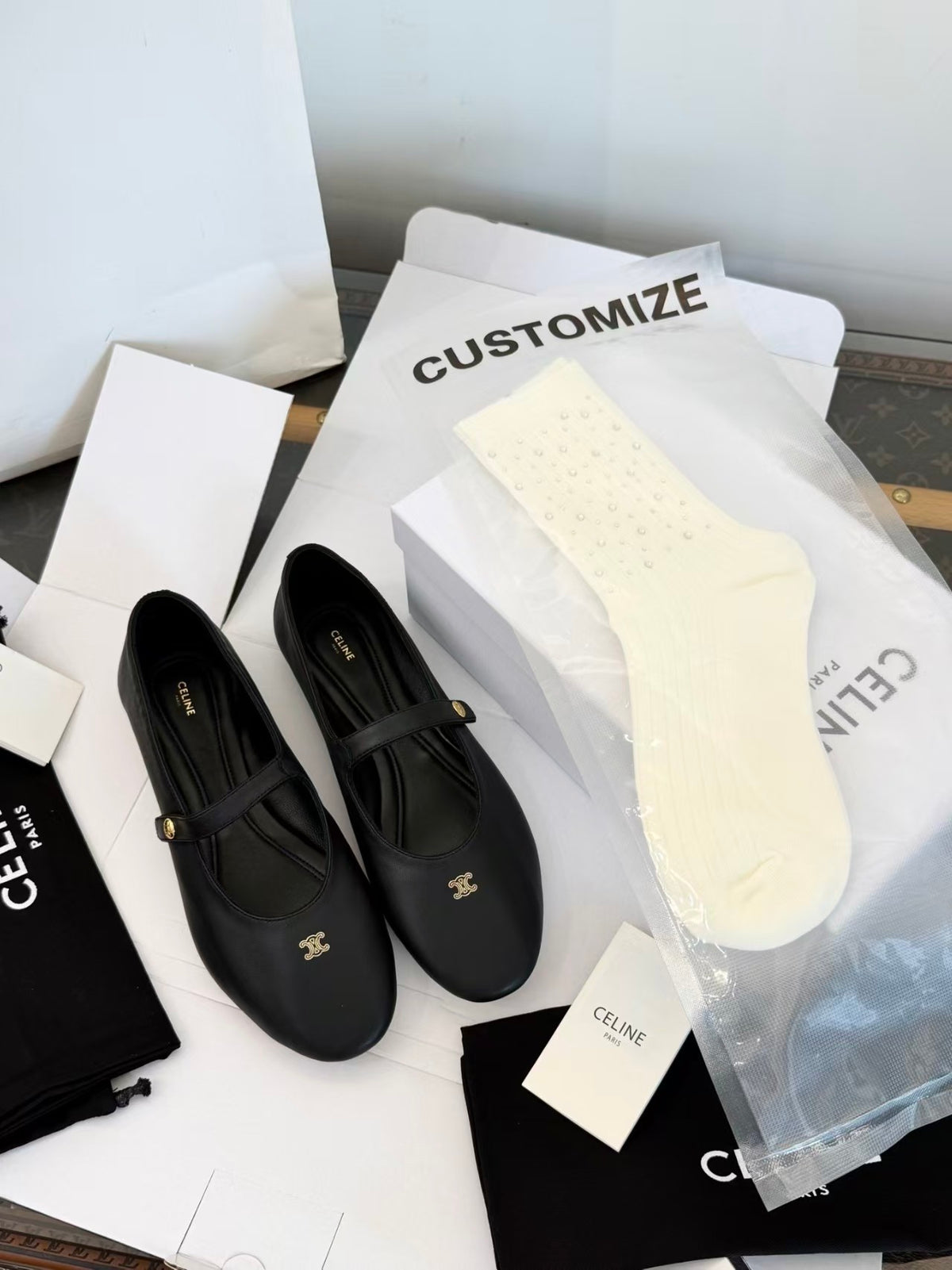 26 New Style Flat Ballet Flats with Ankle Strap