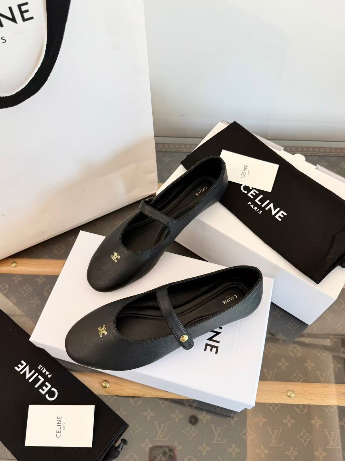 26 New Style Flat Ballet Flats with Ankle Strap