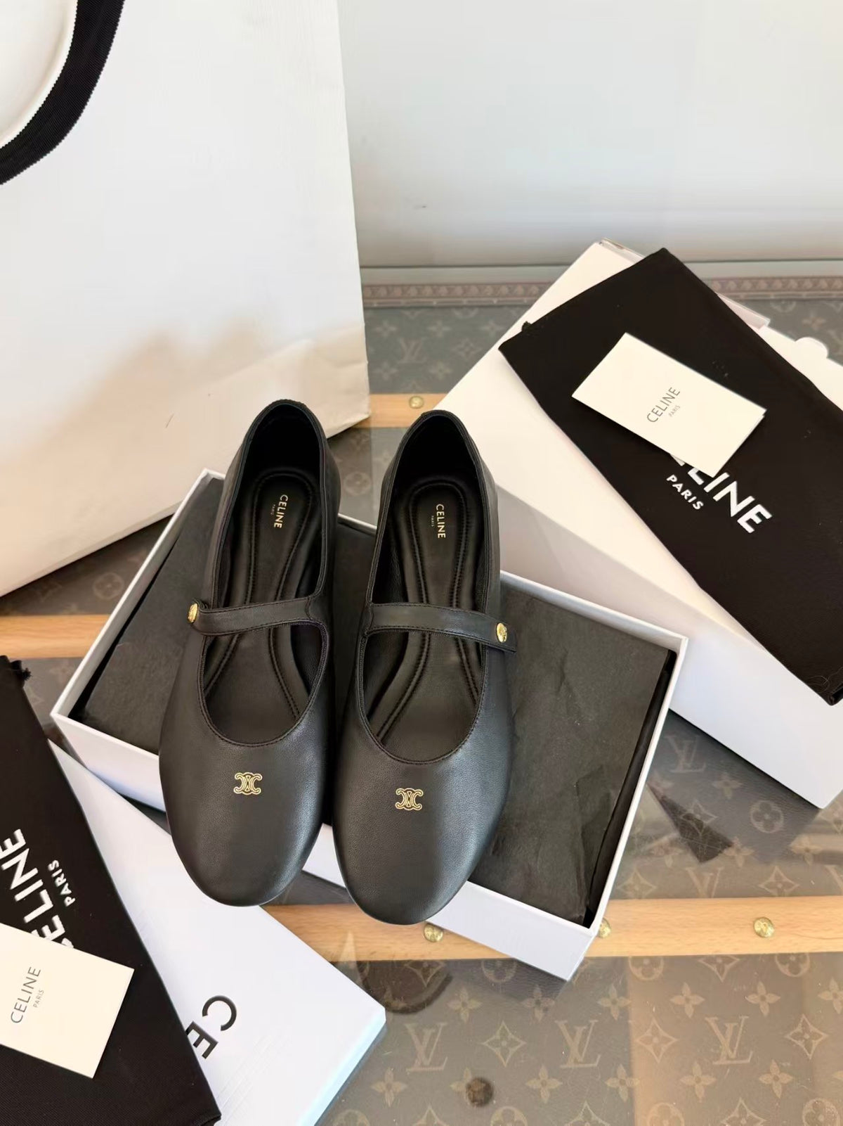 26 New Style Flat Ballet Flats with Ankle Strap