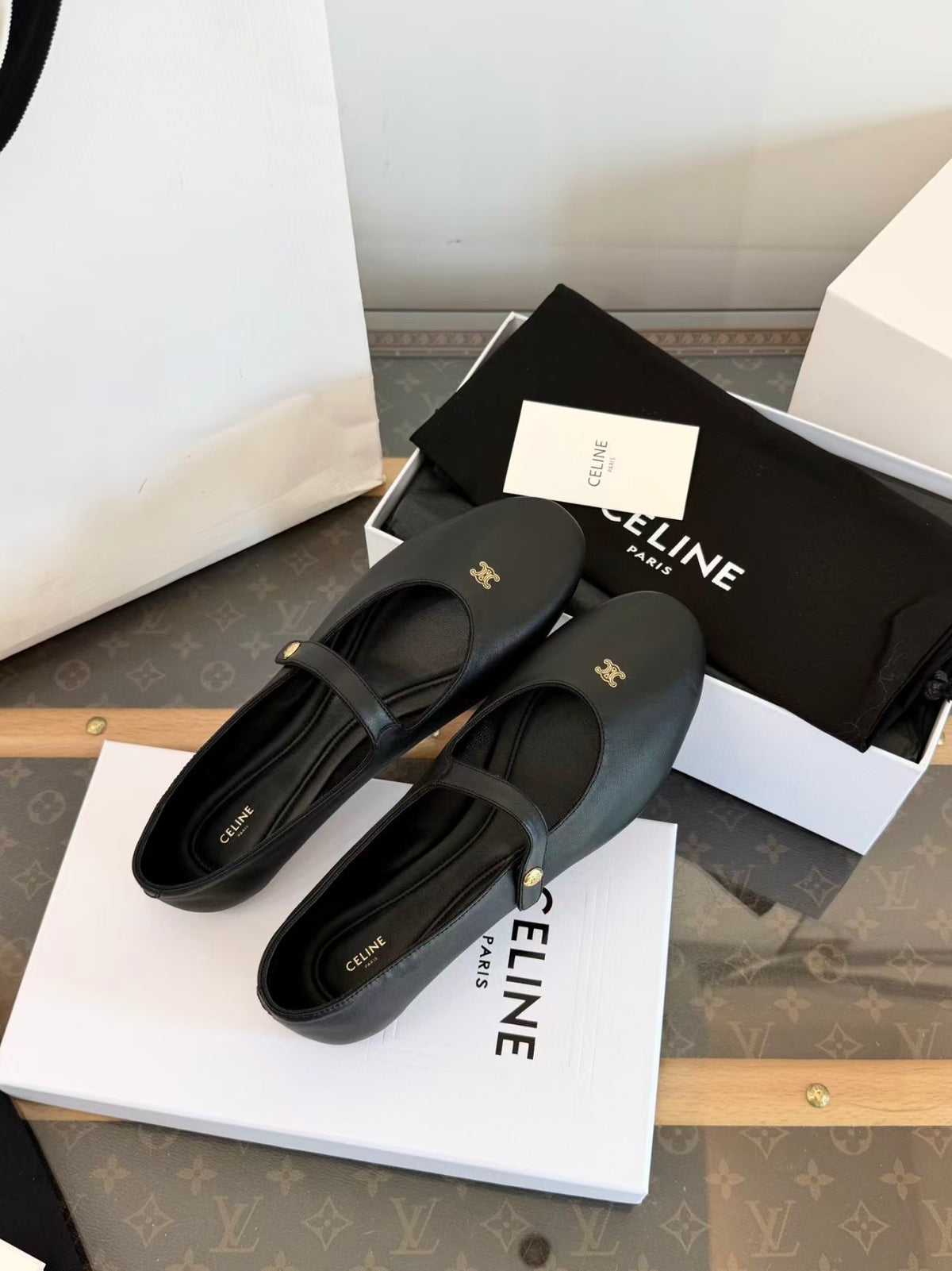 26 New Style Flat Ballet Flats with Ankle Strap