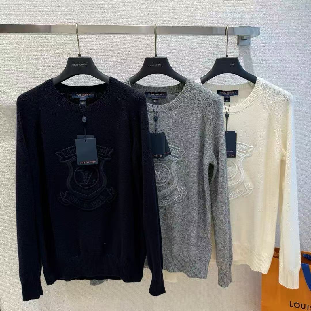 26FW New Letter Logo Embroidered Sweater