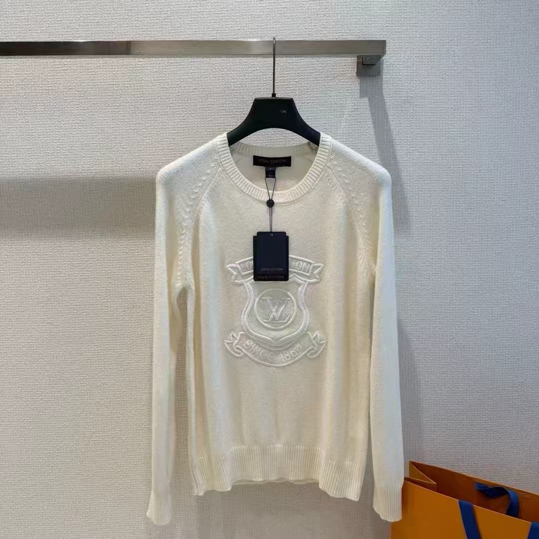 26FW New Letter Logo Embroidered Sweater