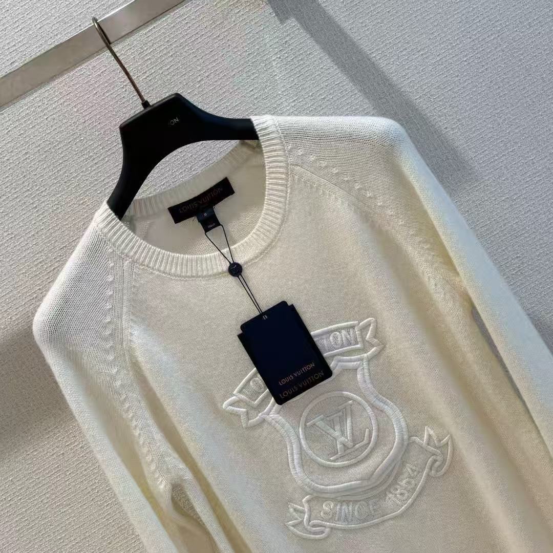 26FW New Letter Logo Embroidered Sweater