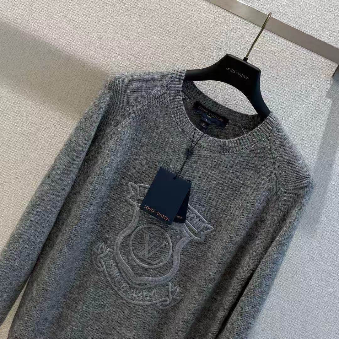 26FW New Letter Logo Embroidered Sweater