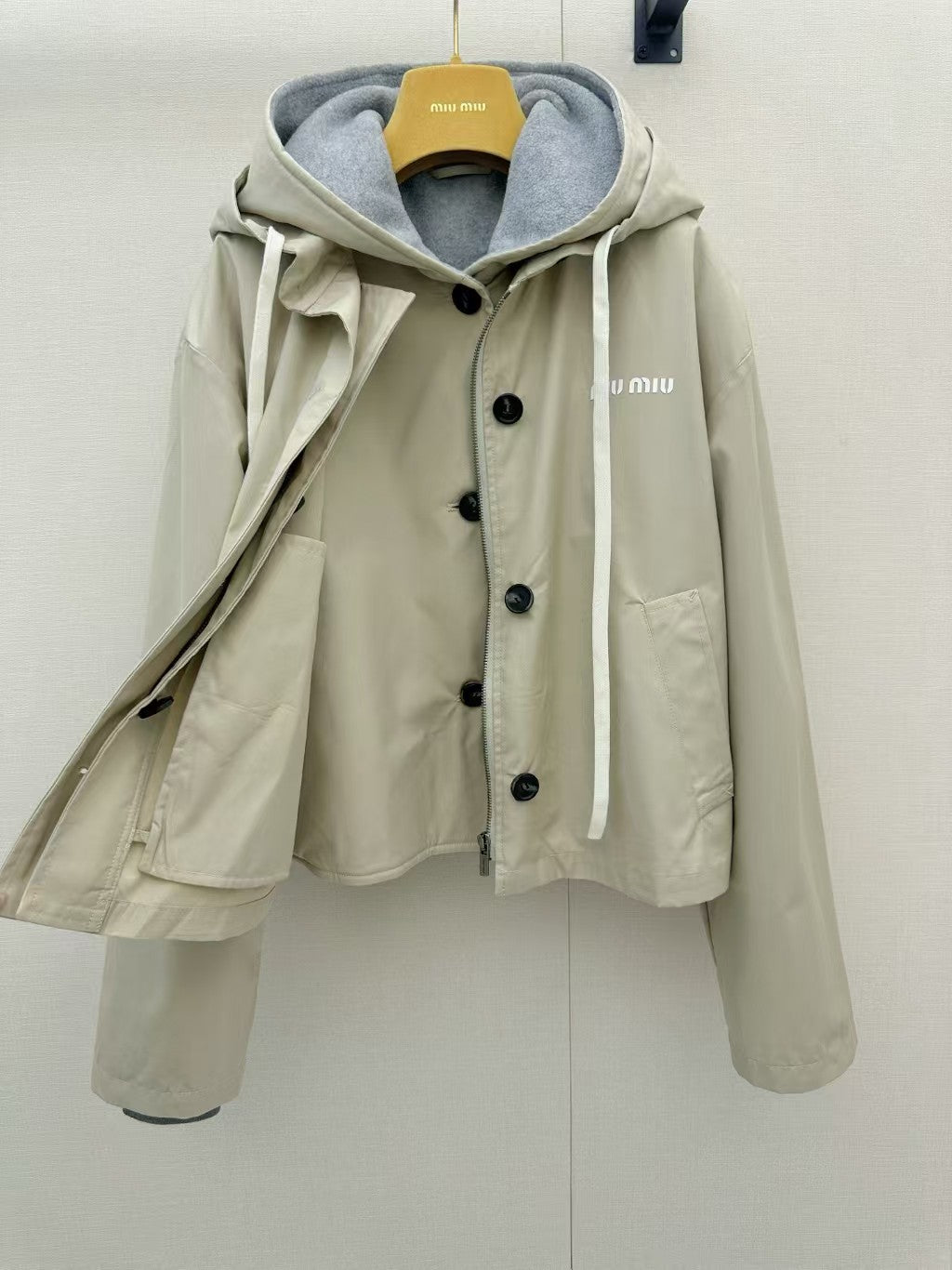 26FW New Layered-Look Cropped Jacket