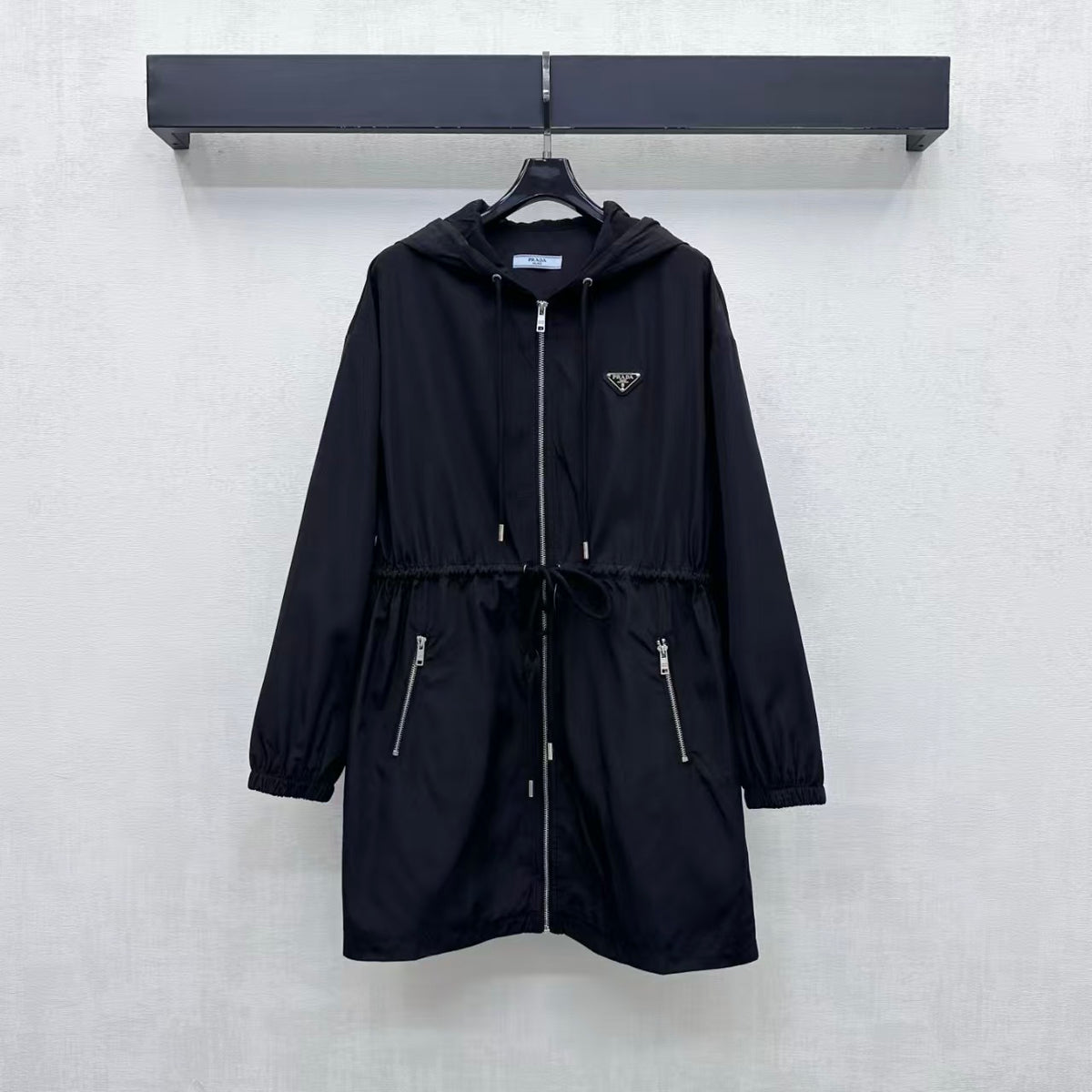 26FW New Hooded Windbreaker with Cinched Waist