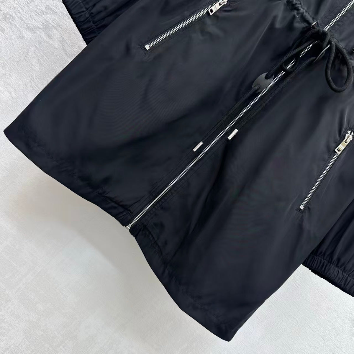 26FW New Hooded Windbreaker with Cinched Waist