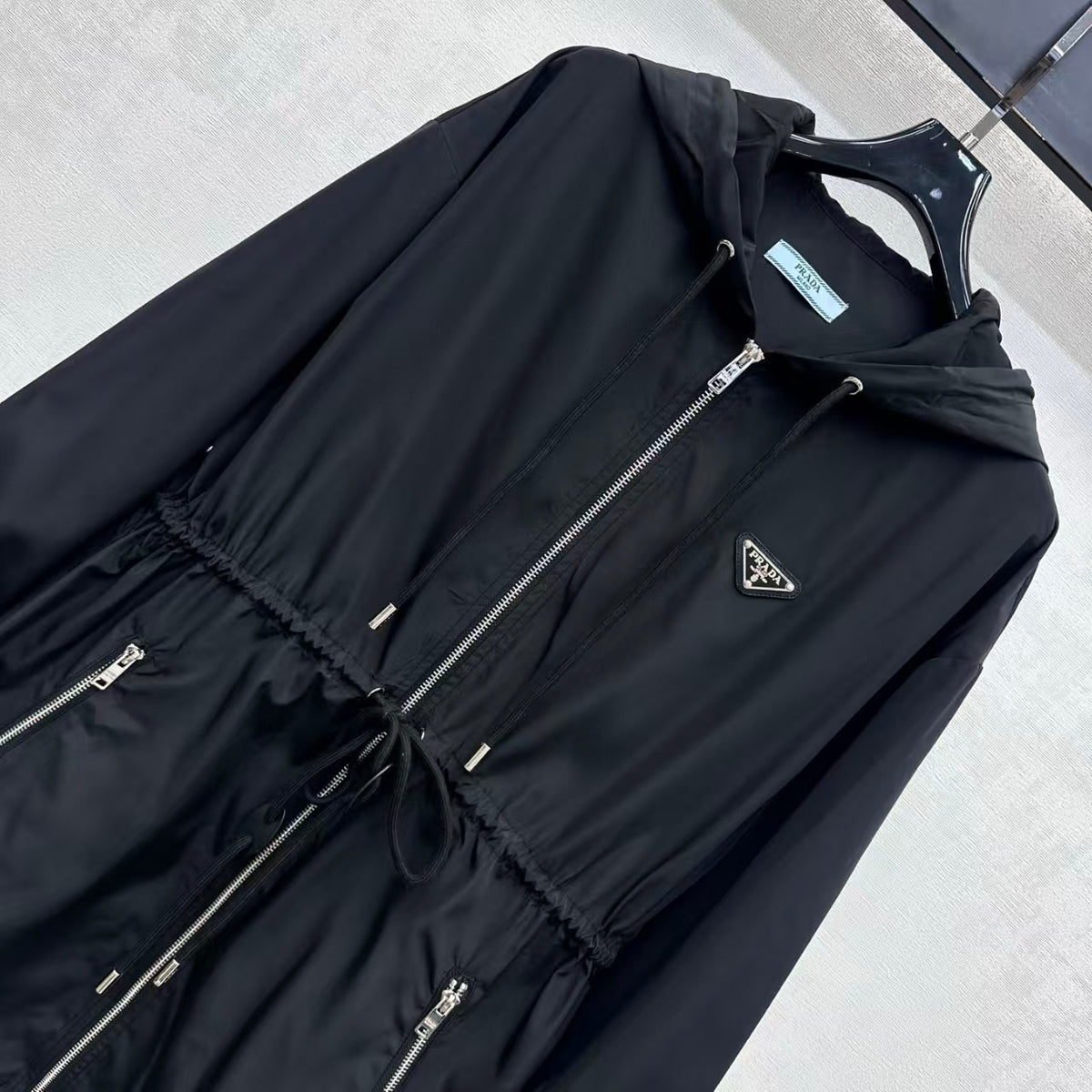 26FW New Hooded Windbreaker with Cinched Waist
