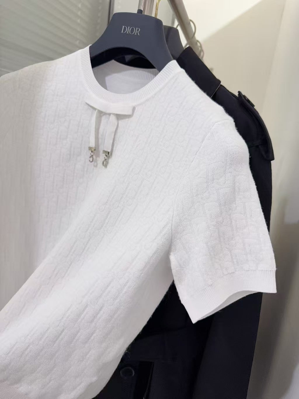 26FW New All-Over Monogram Jacquard T-Shirt