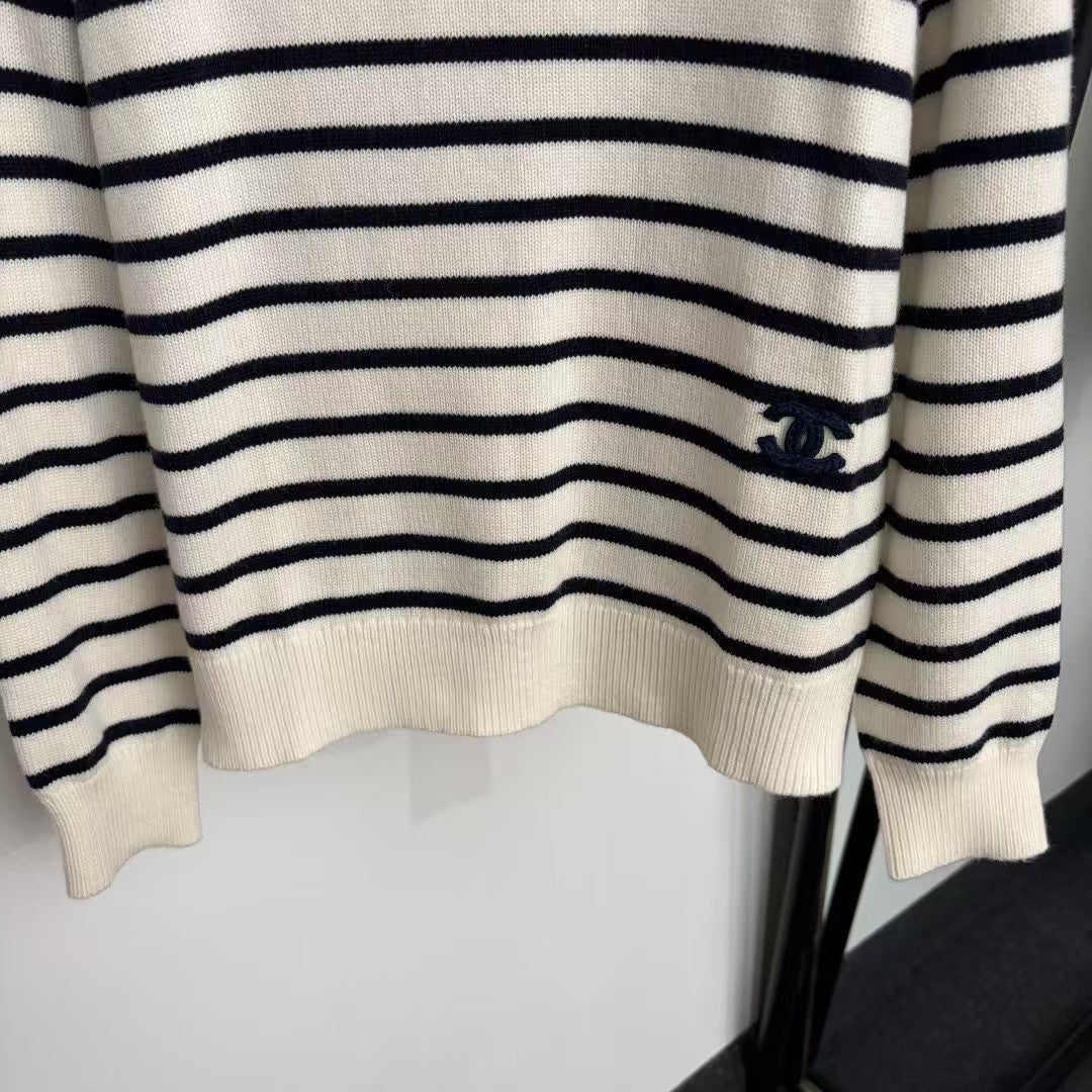 26FW New Striped Wool Knit Sweater
