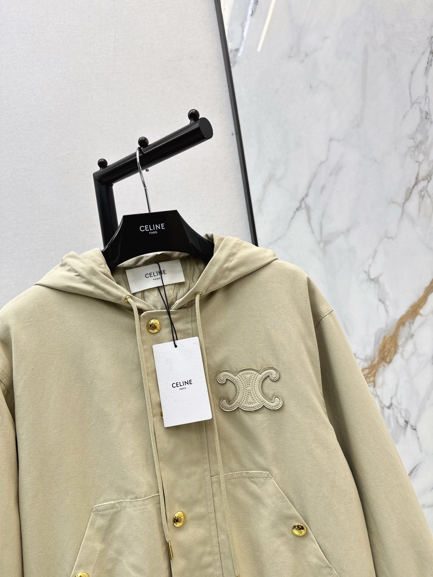 Latest hooded cotton-padded jacket