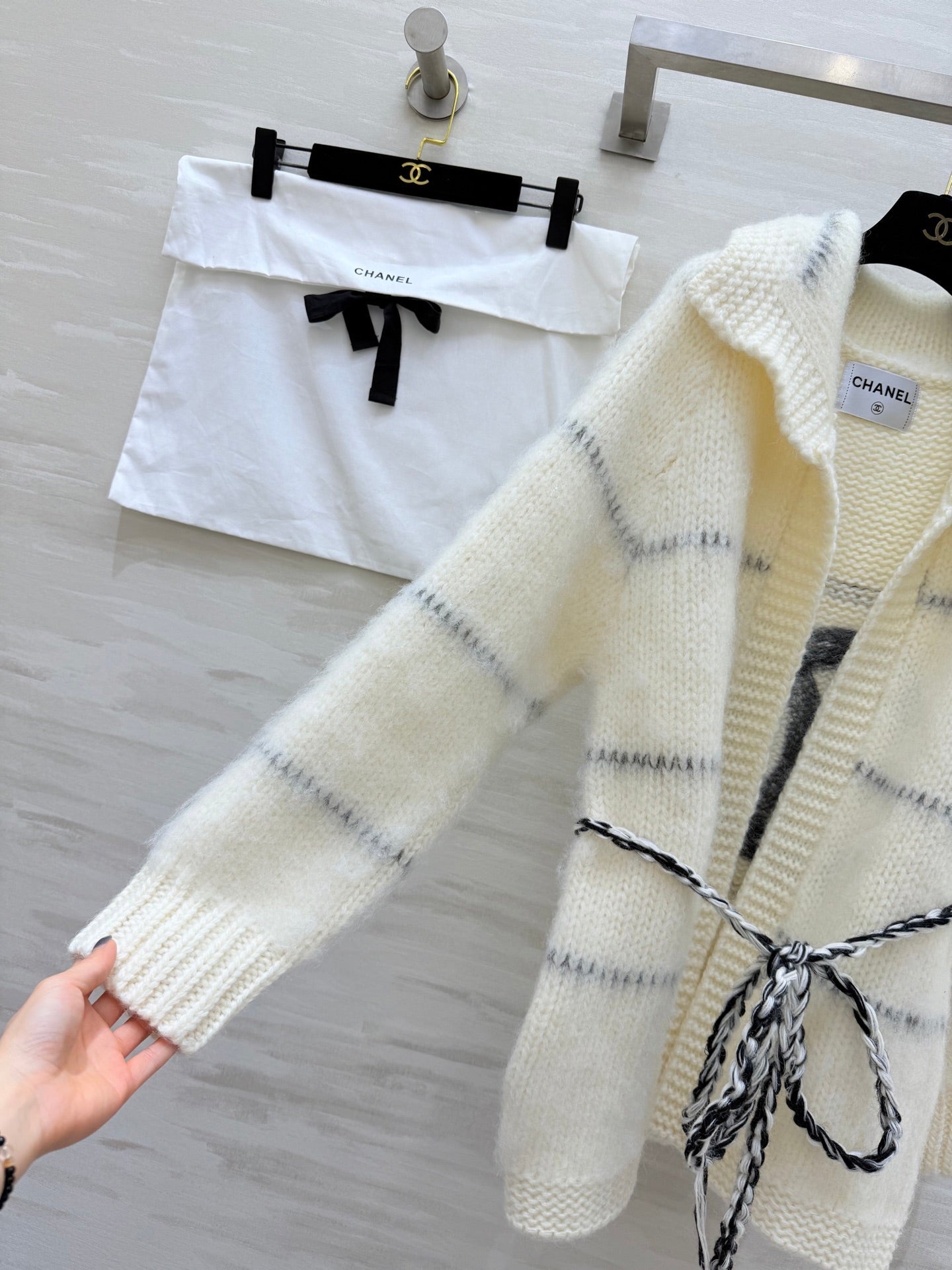 Mohair plush coat