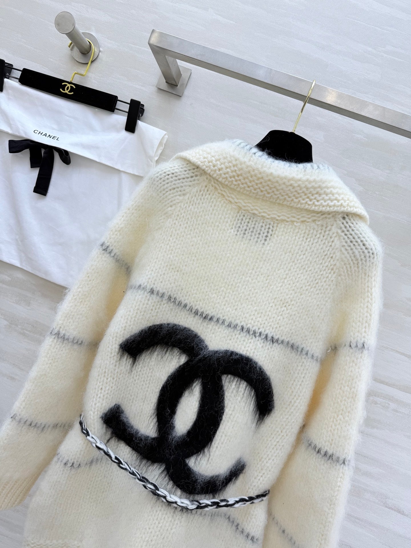 Mohair plush coat