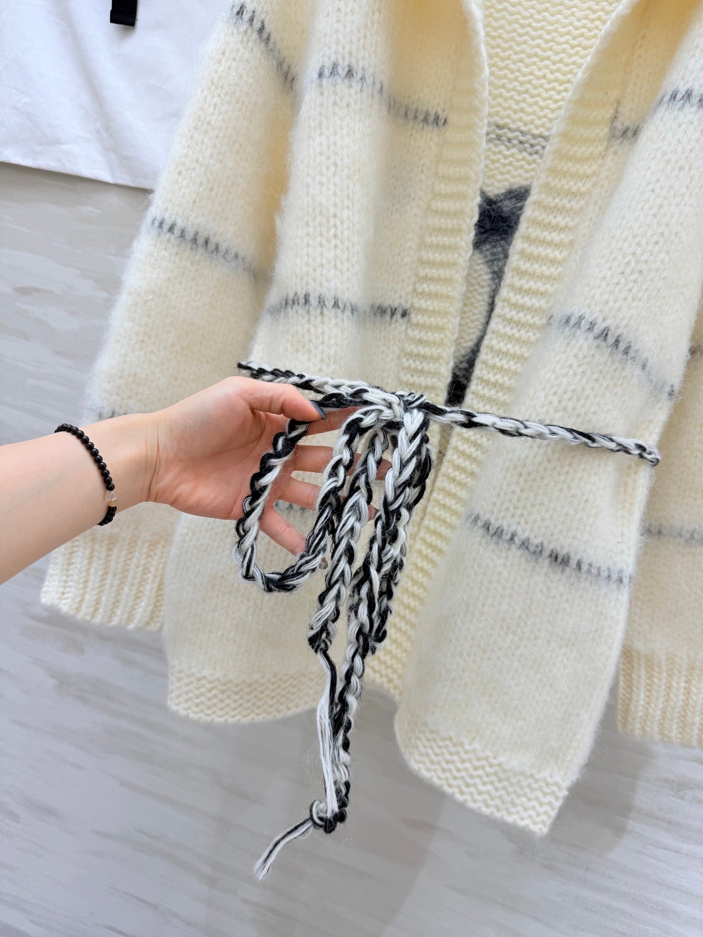 Mohair plush coat