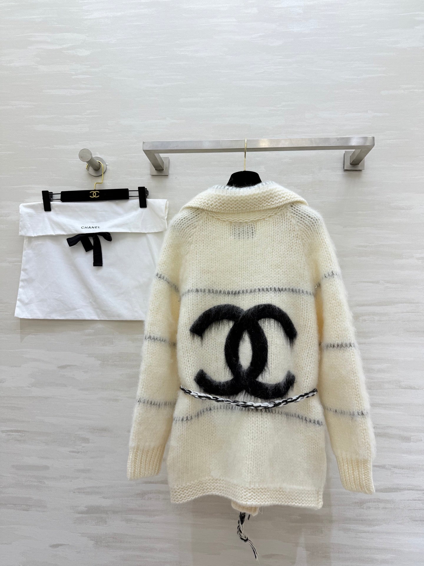 Mohair plush coat