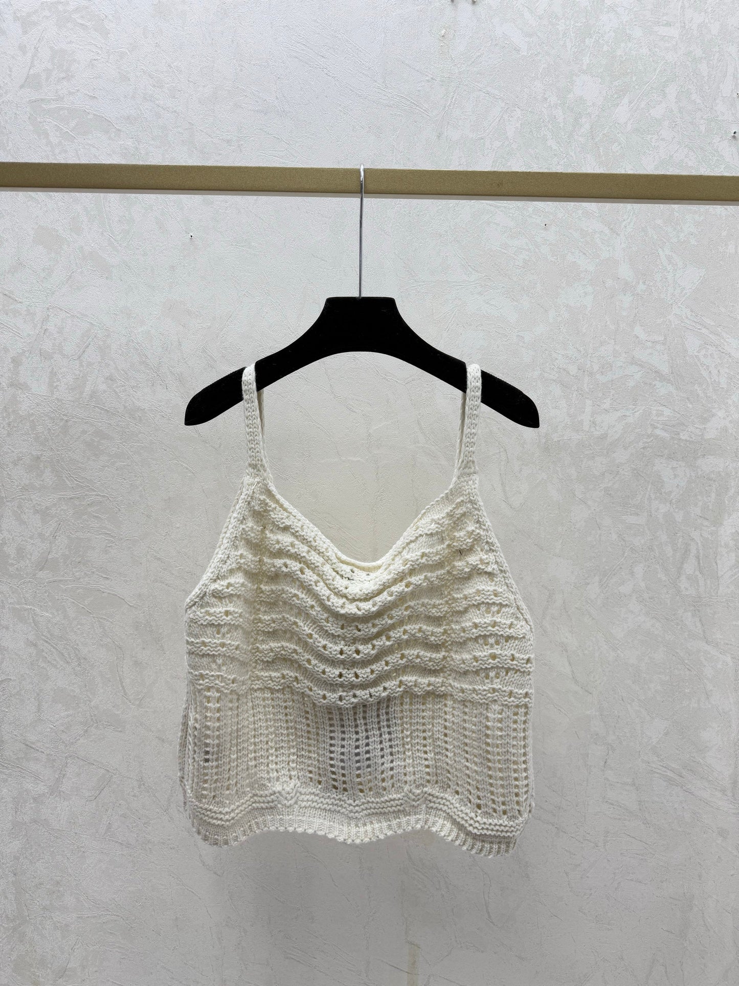 New openwork knit camisole