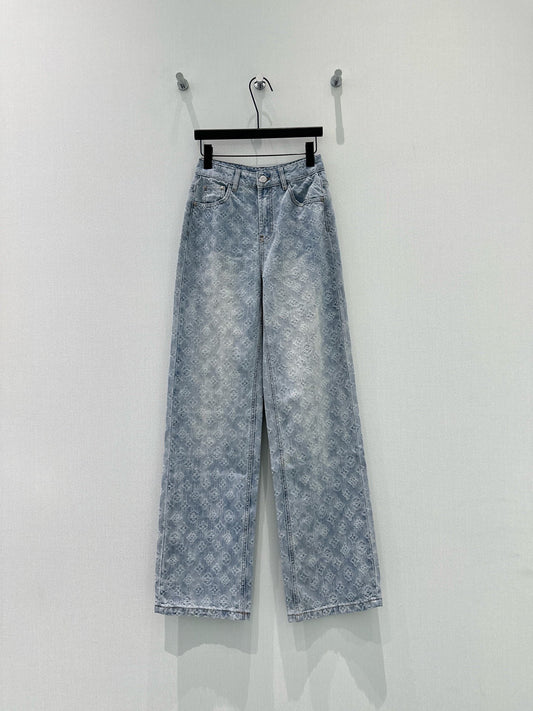 2026 New Jacquard Denim Jeans