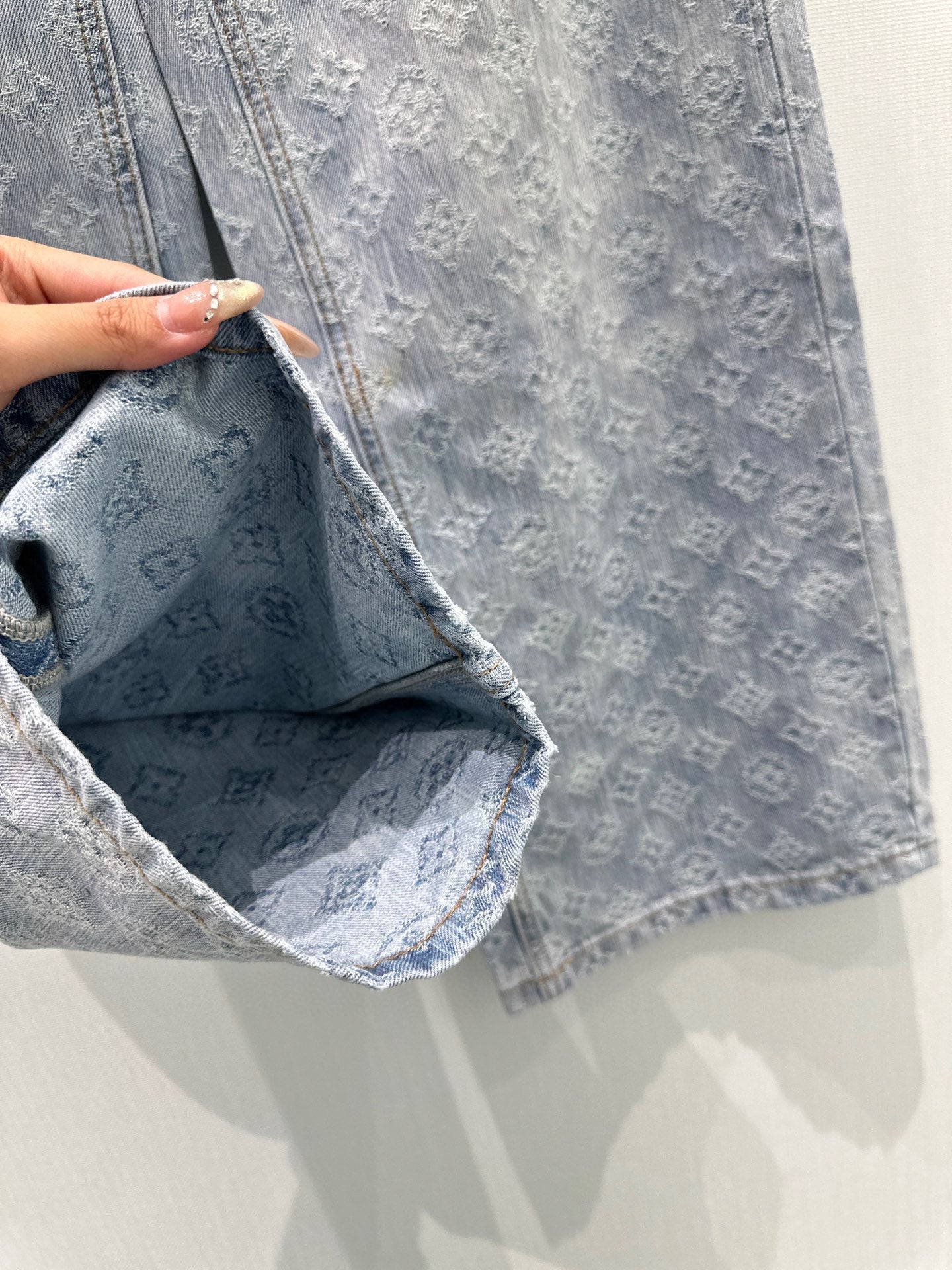 2026 New Jacquard Denim Jeans