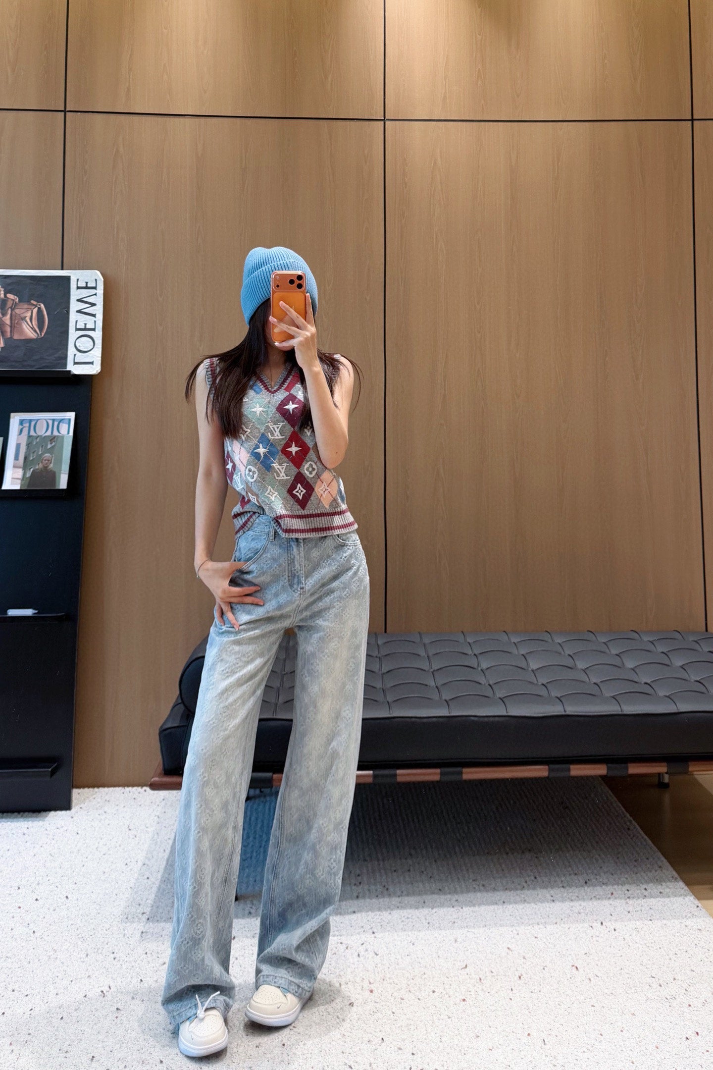 2026 New Jacquard Denim Jeans
