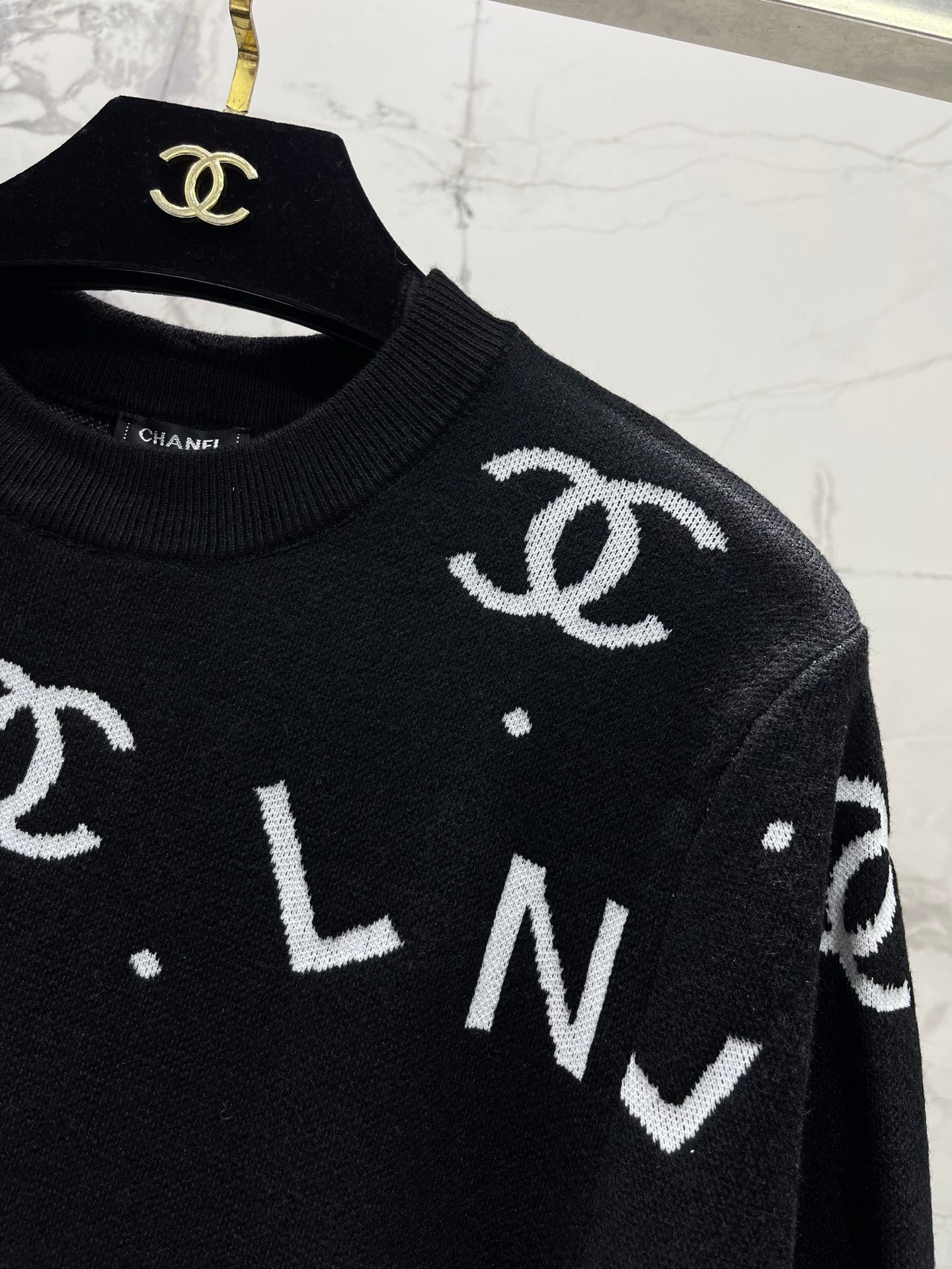 2026 New Printed Letter Knit Short-Sleeve T-Shirt