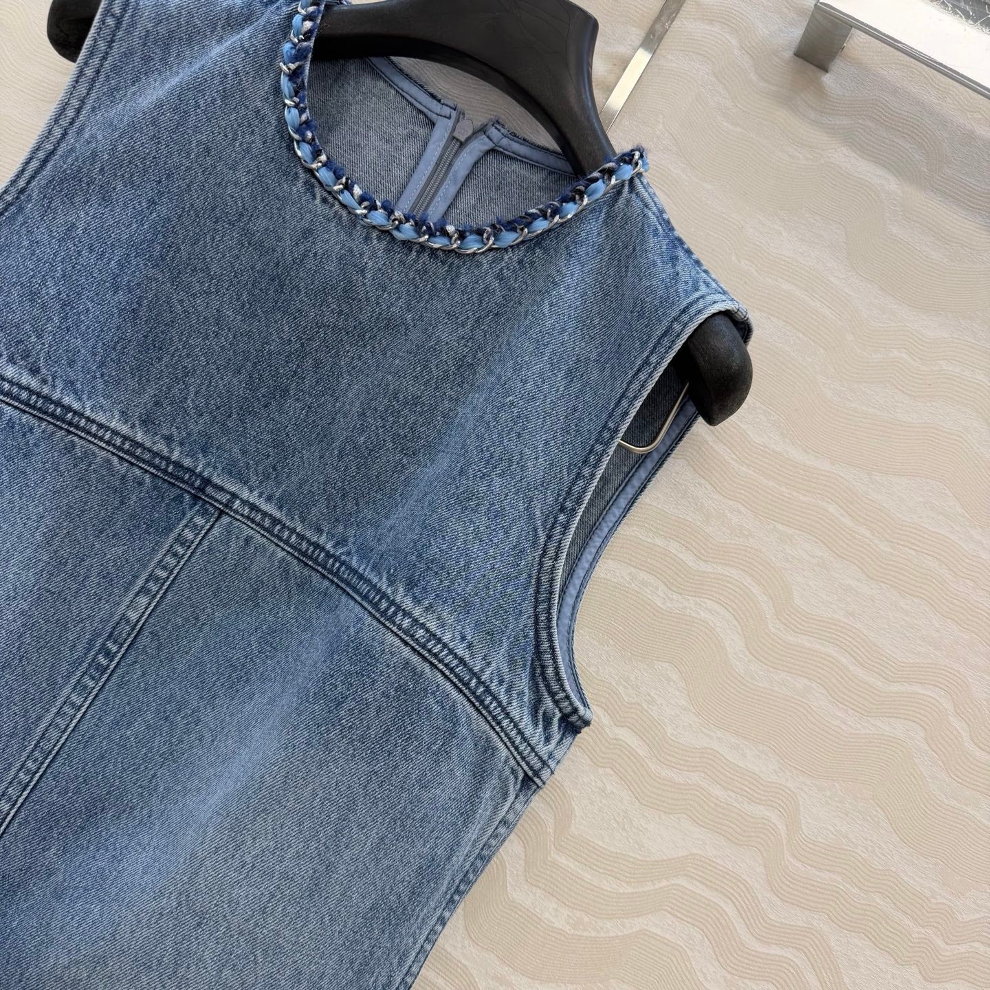 26 Retro Denim Vest Dress