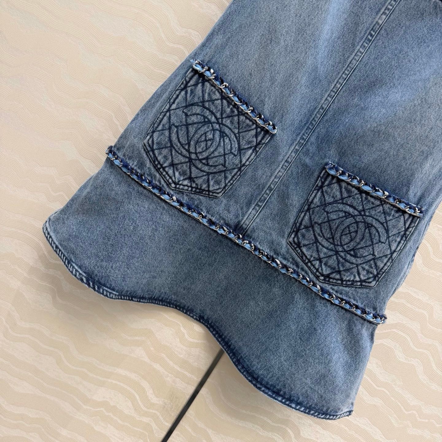 26 Retro Denim Vest Dress
