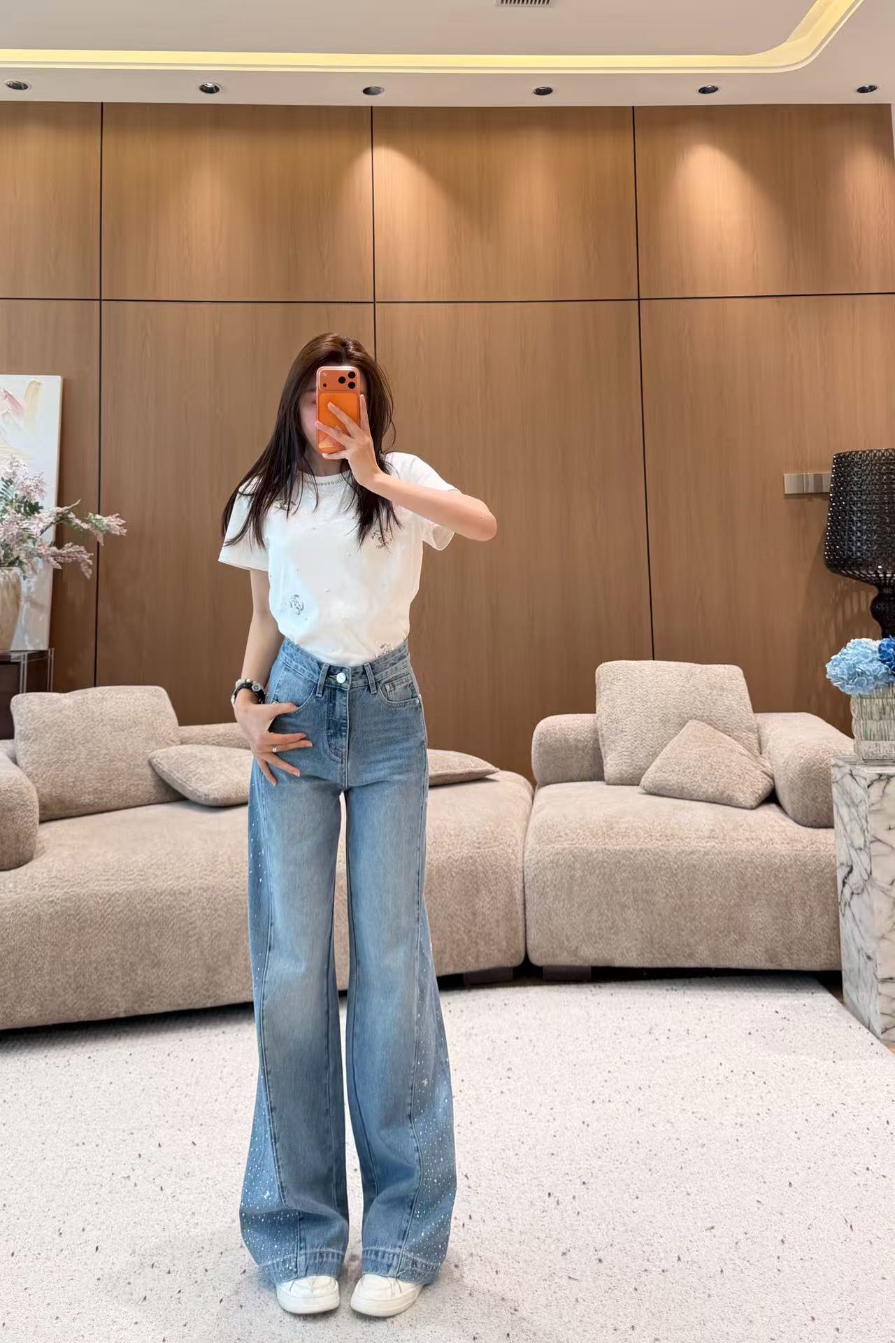 26 New Style Wide-Leg Denim Pants