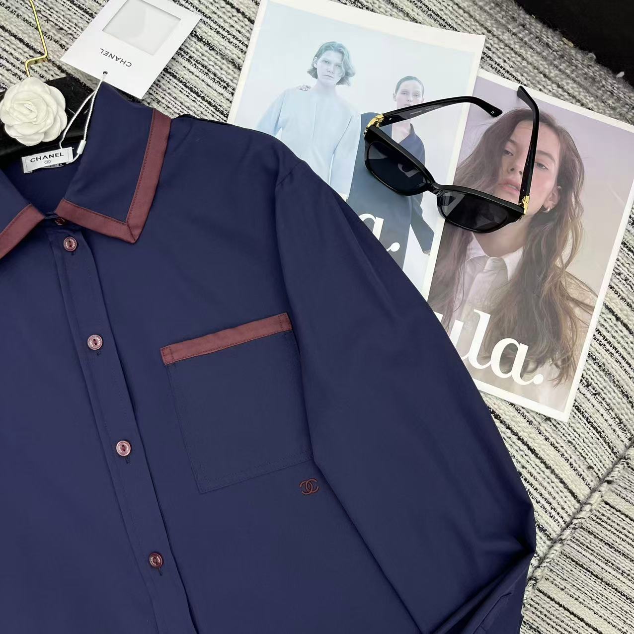 26 New Color-Block Lapel Jacket
