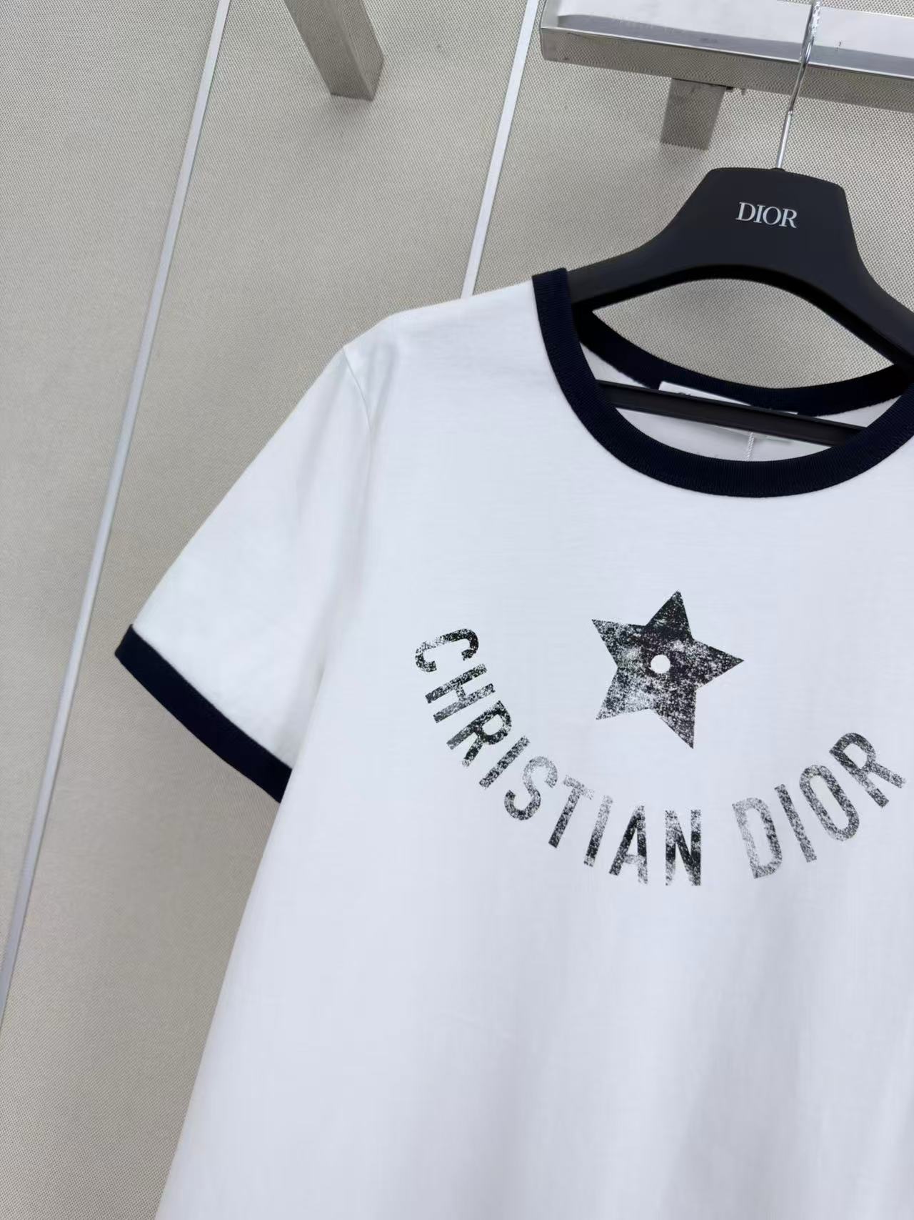 26SS Printed Color Block T-shirt