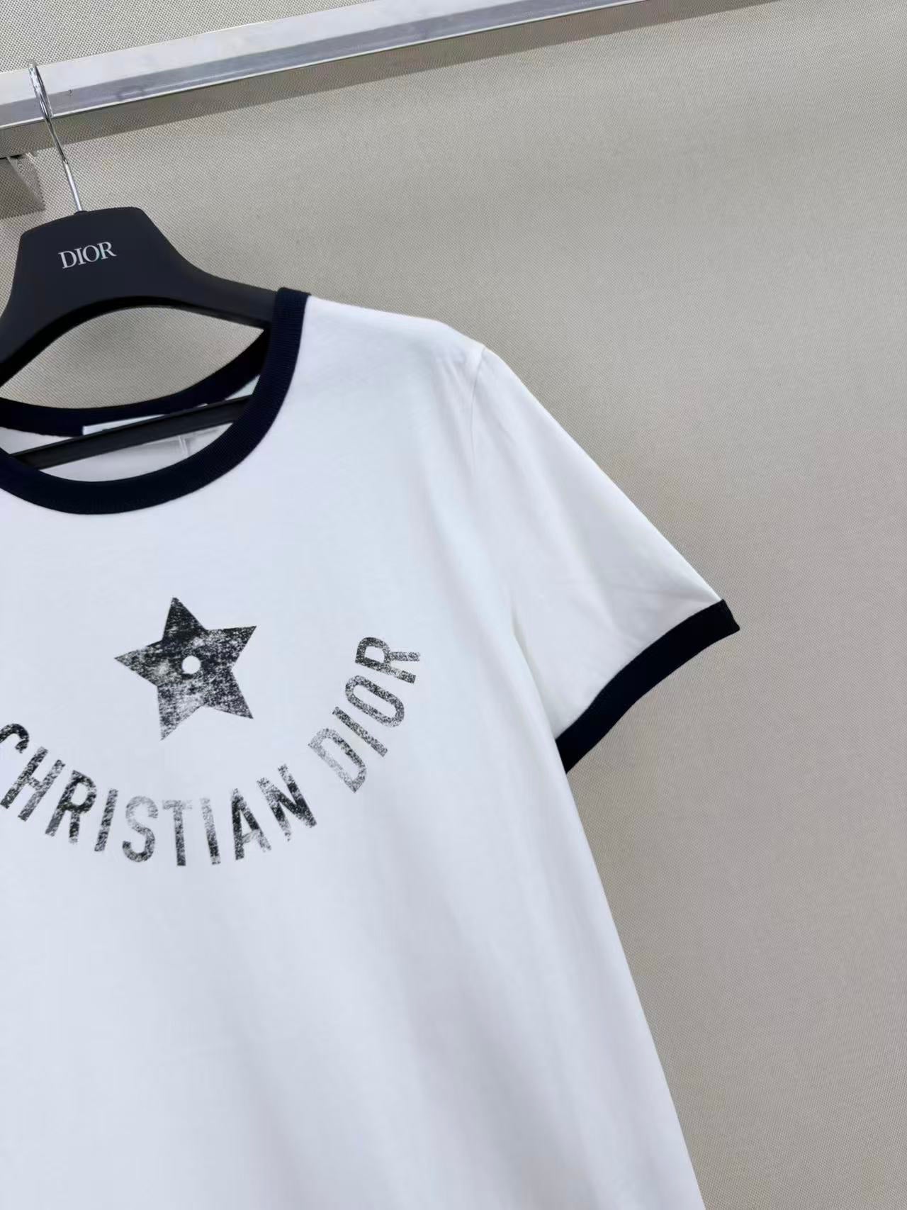26SS Printed Color Block T-shirt
