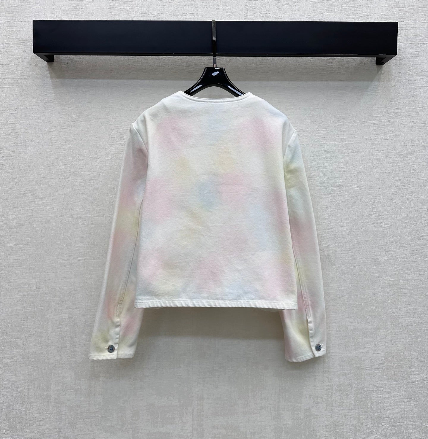 26SS tie-dye beaded denim jacket