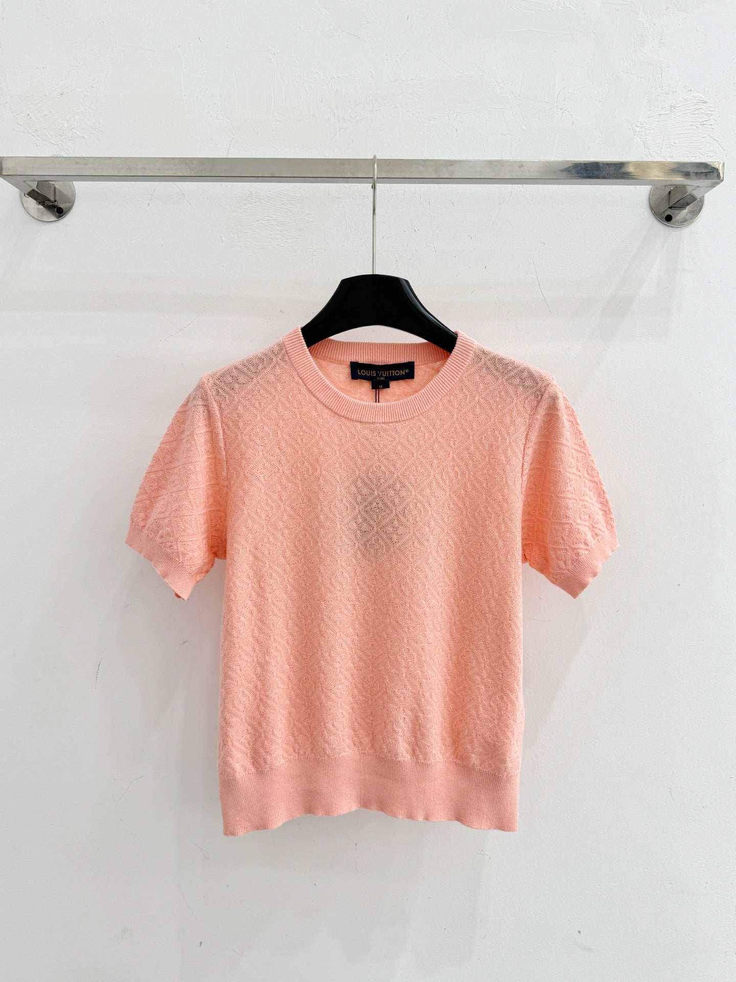 26SS Simple Diamond Jacquard T-shirt