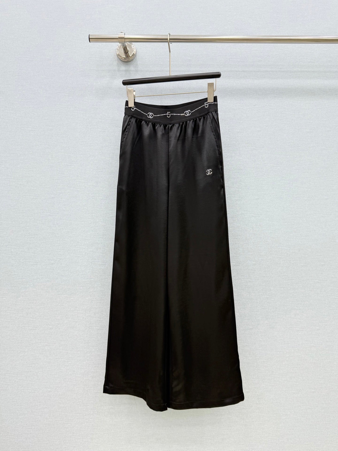 26 New Style Casual Pants with Rhinestone Patchwork
