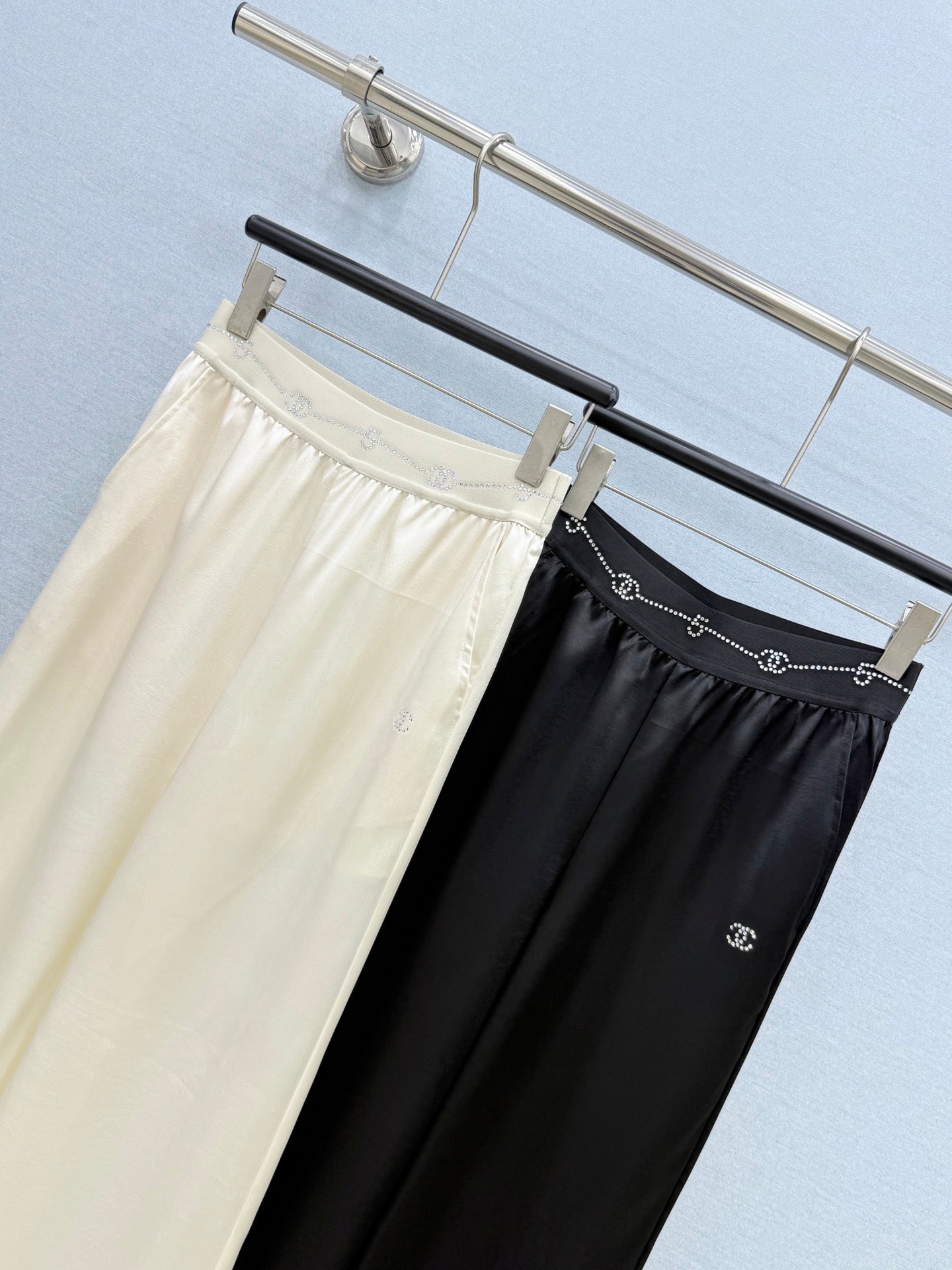 26 New Style Casual Pants with Rhinestone Patchwork