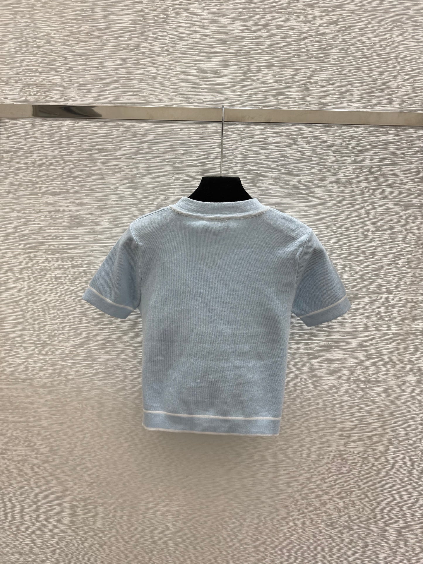 26 New Color-Block Short-Sleeve Cardigan