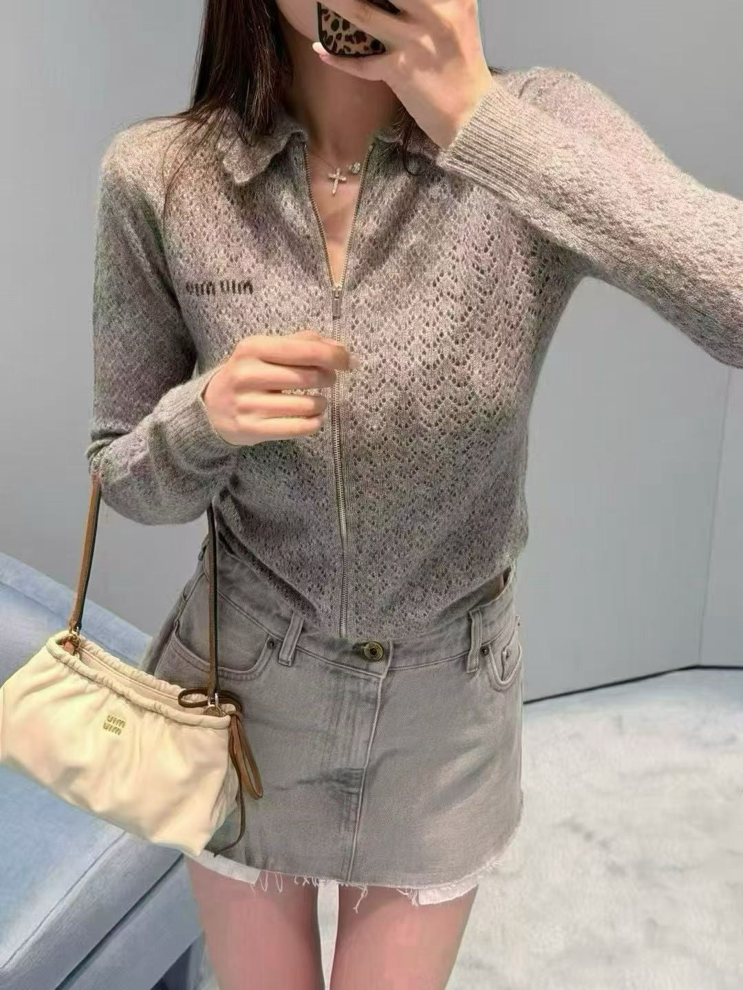 26 New Peter Pan collar knit sweater