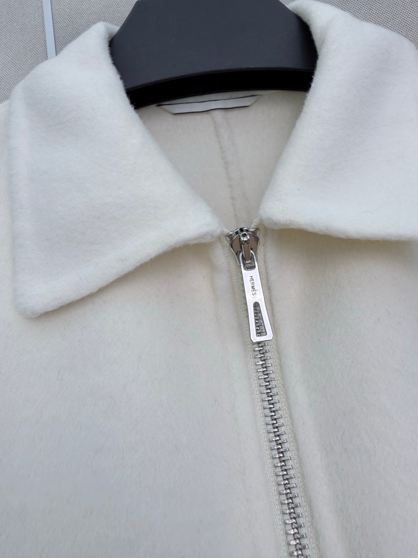26 New Double-Faced Cashmere Coat with Lapel Collar