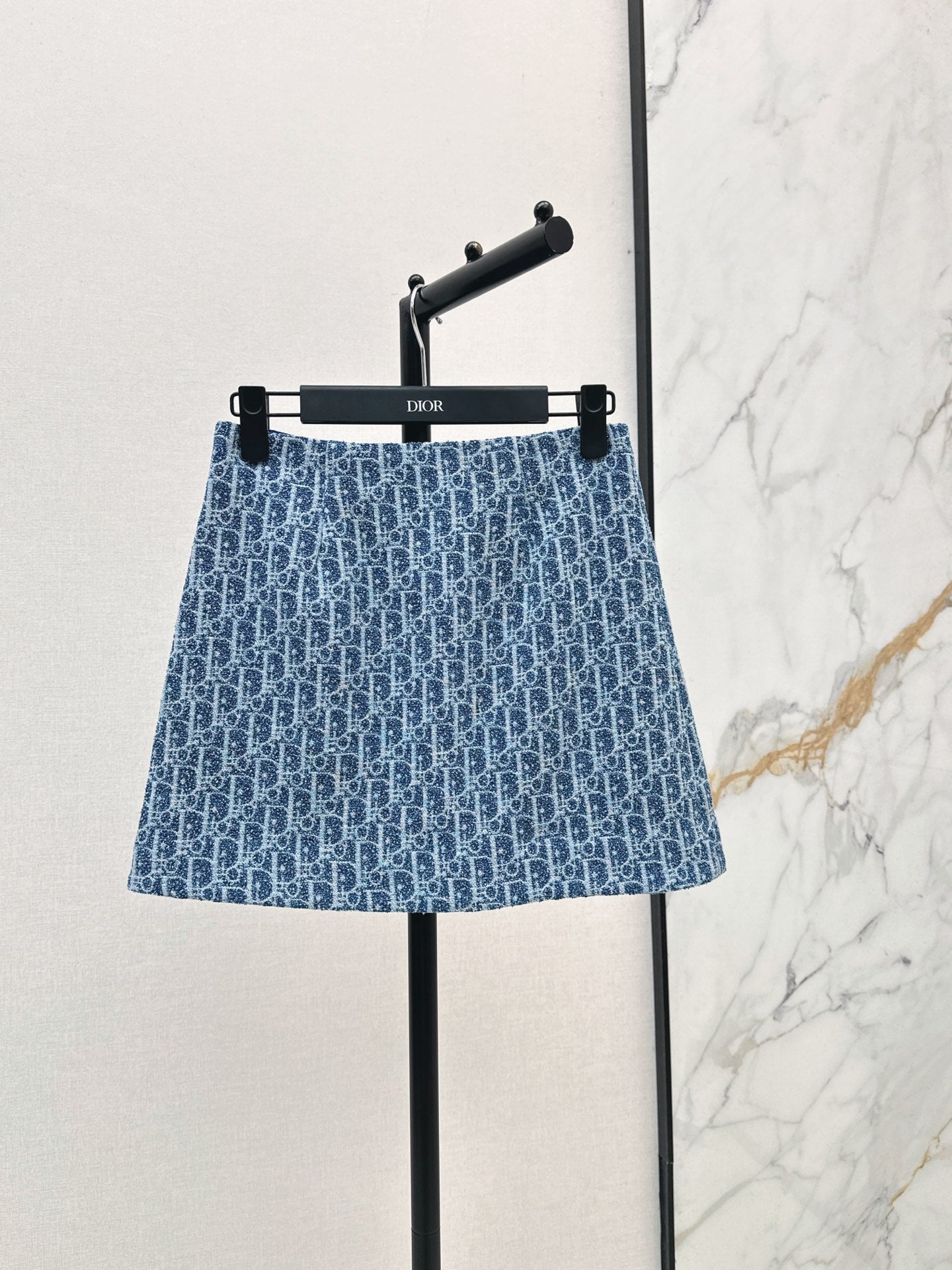 26 New Blue Tweed Monogram Jacket Set